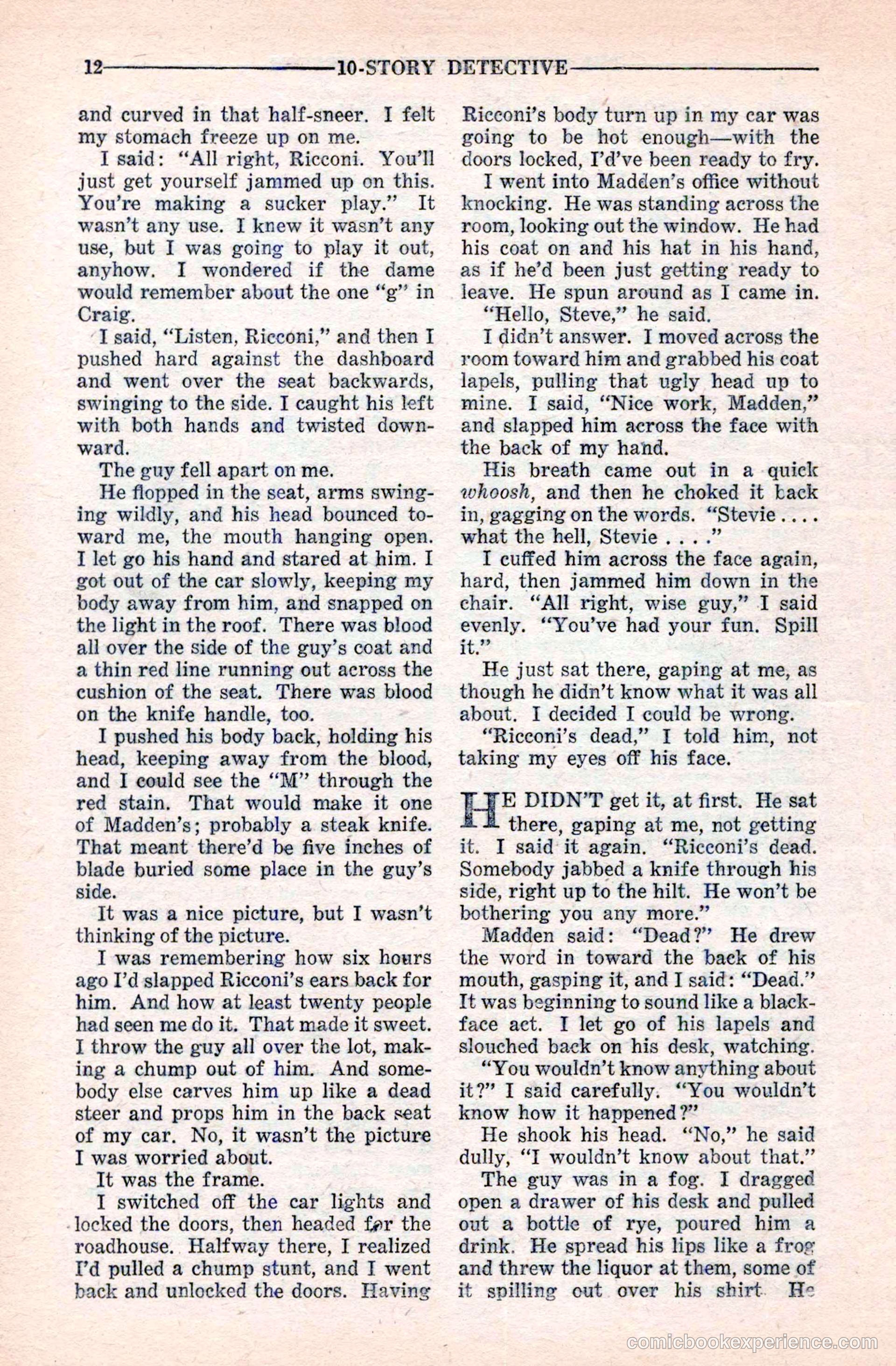 10-Story Detective Magazine Cover — page 14 of 116