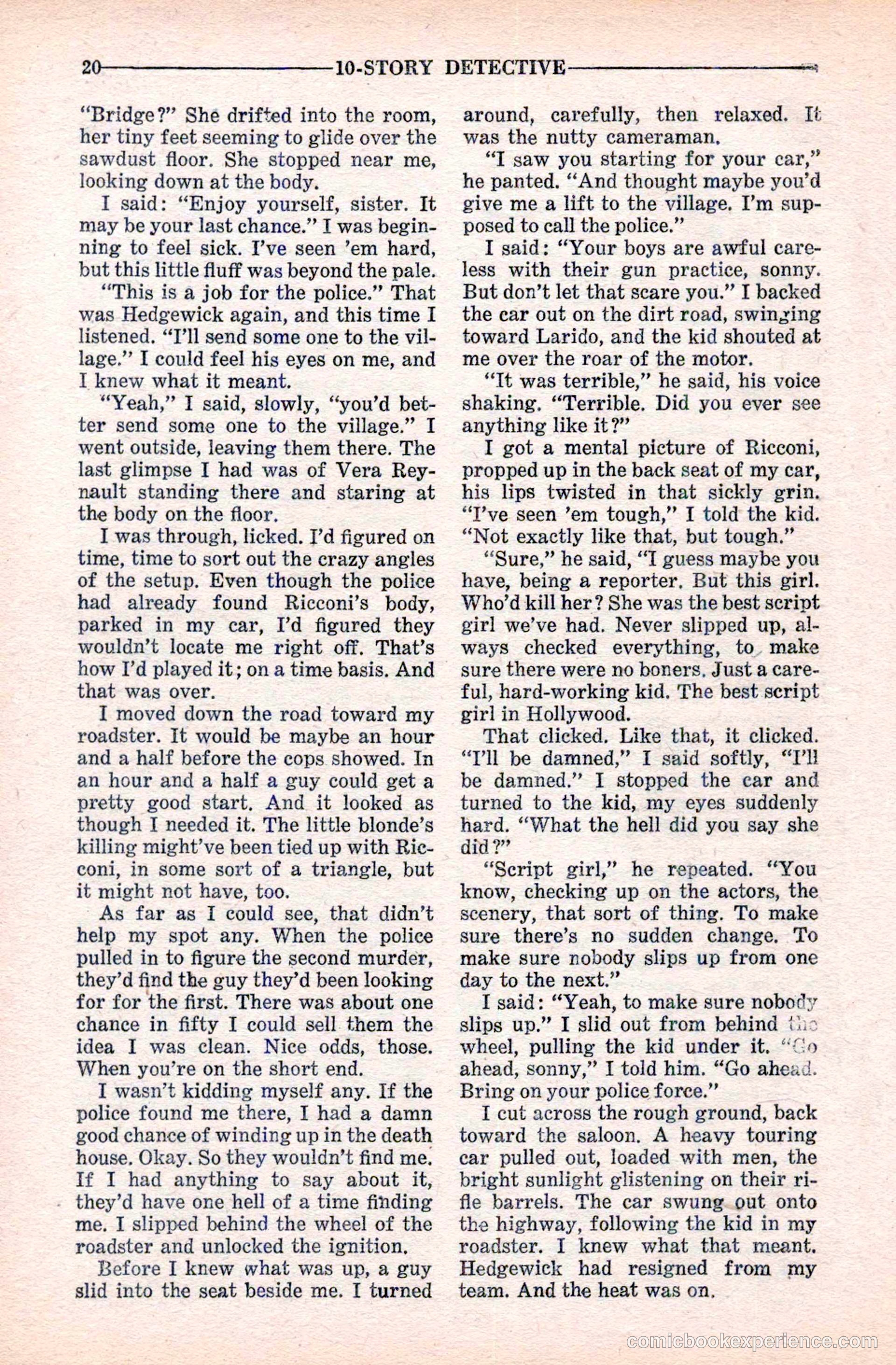 10-Story Detective Magazine Cover — page 22 of 116