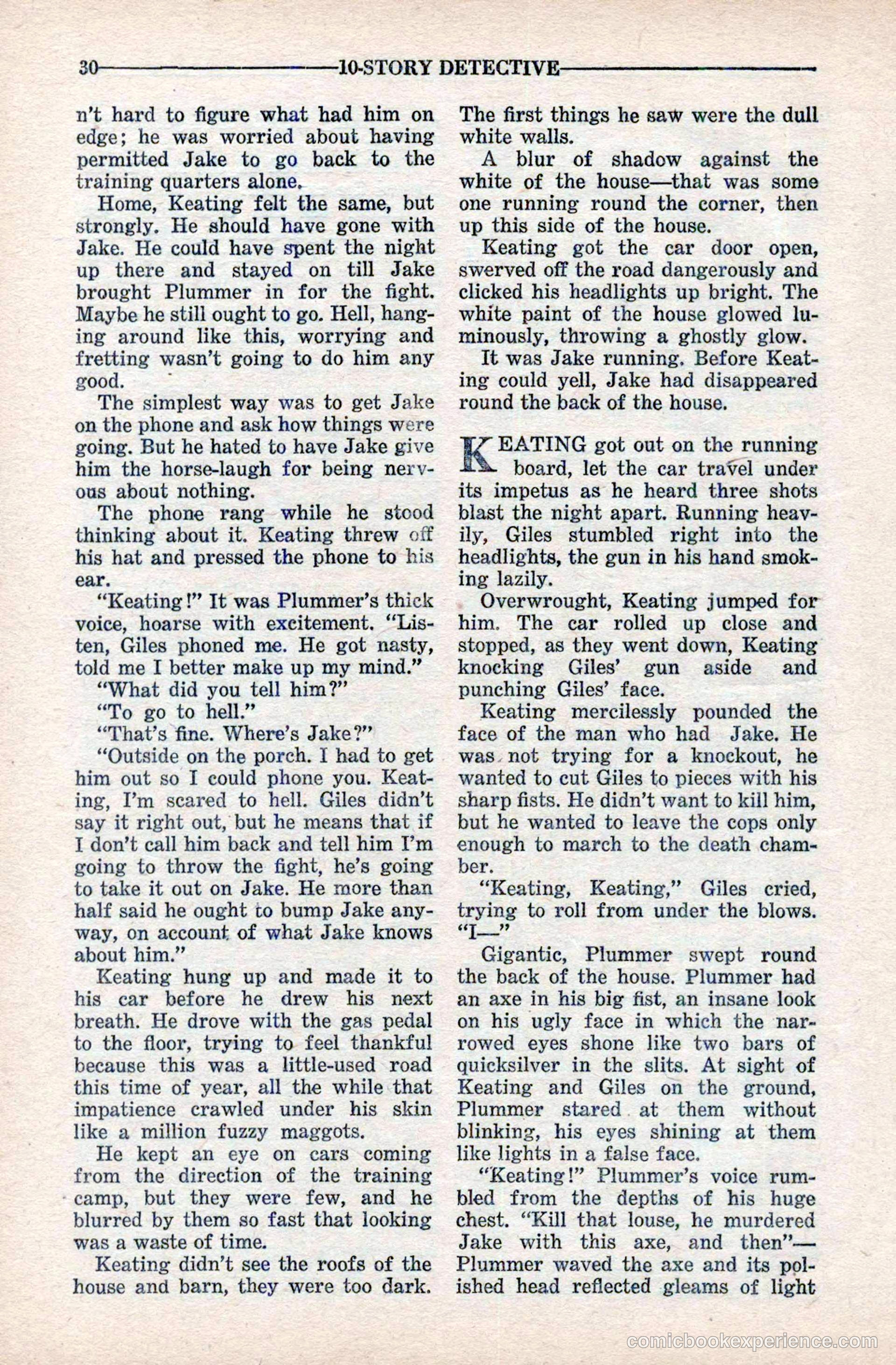 10-Story Detective Magazine Cover — page 32 of 116