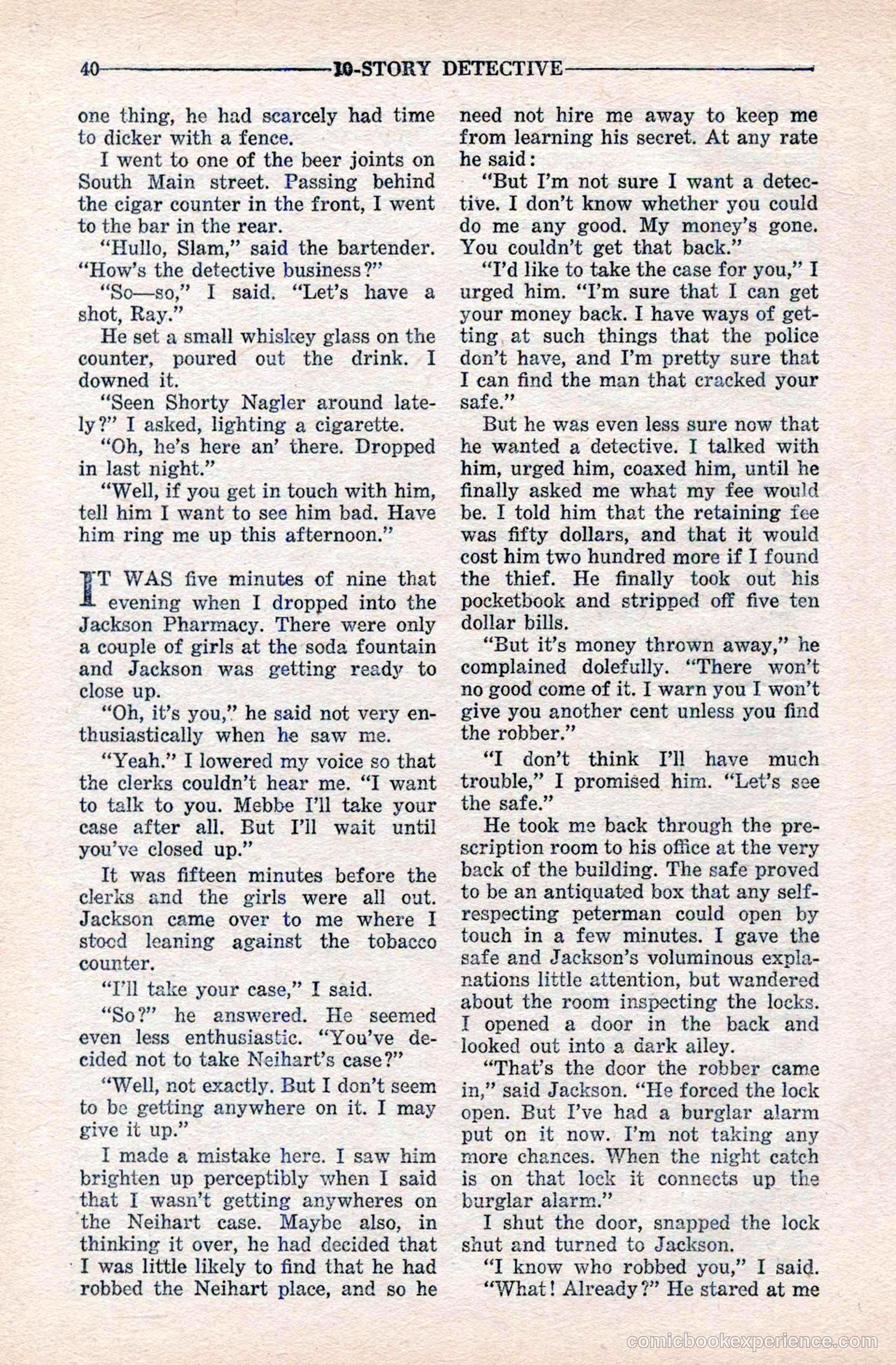 10-Story Detective Magazine Cover — page 42 of 116