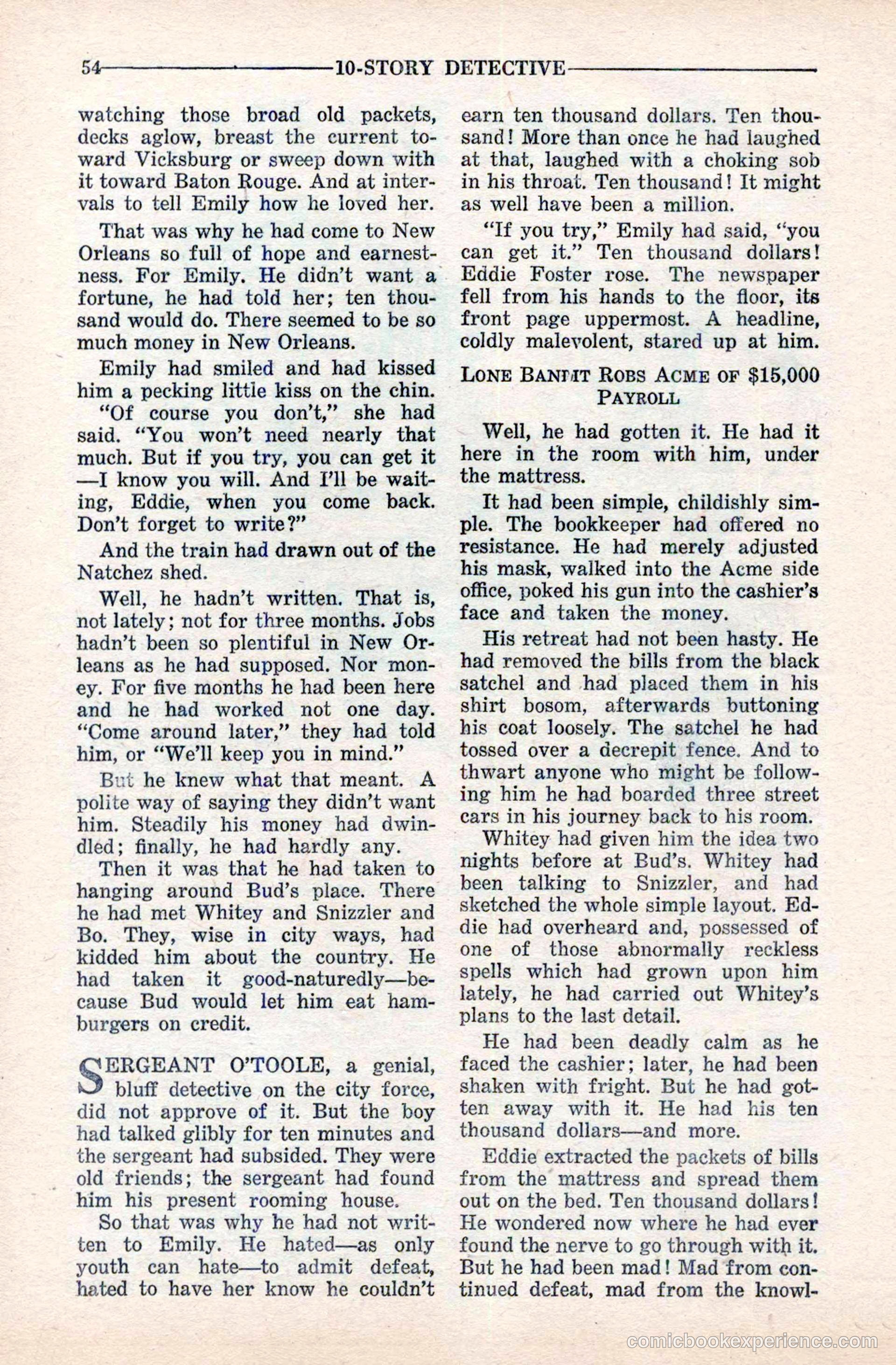 10-Story Detective Magazine Cover — page 56 of 116