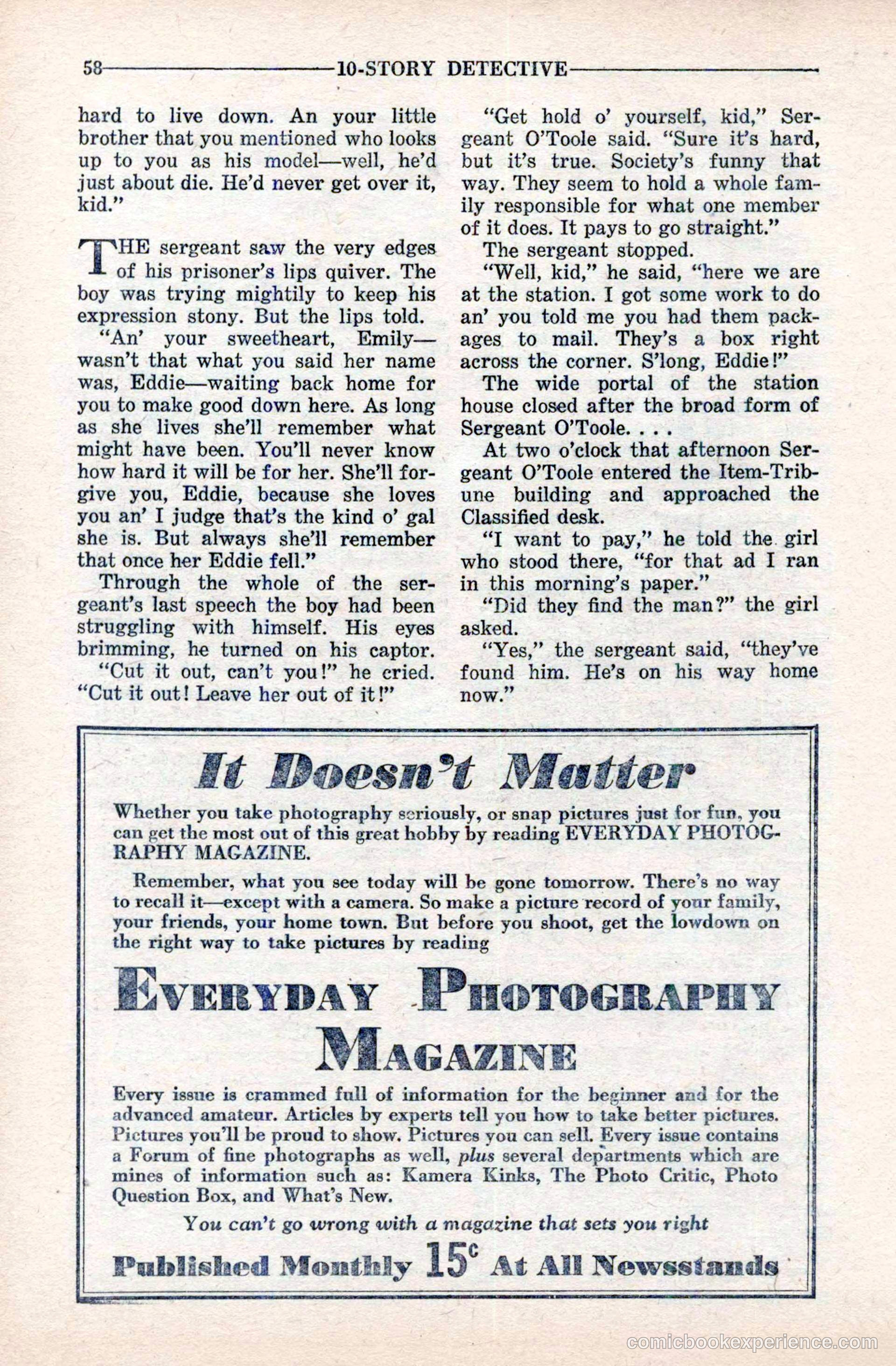 10-Story Detective Magazine Cover — page 60 of 116
