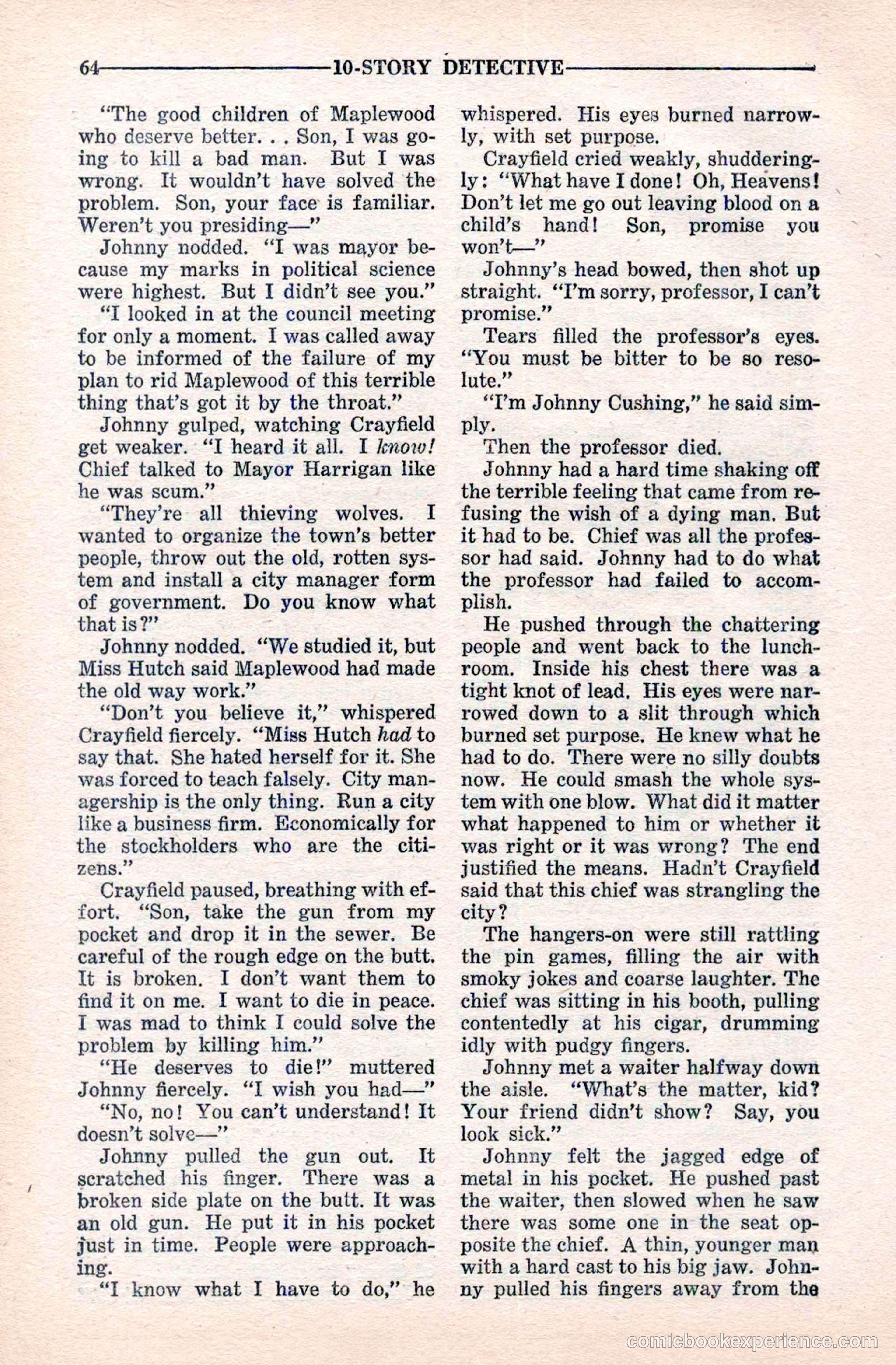 10-Story Detective Magazine Cover — page 66 of 116