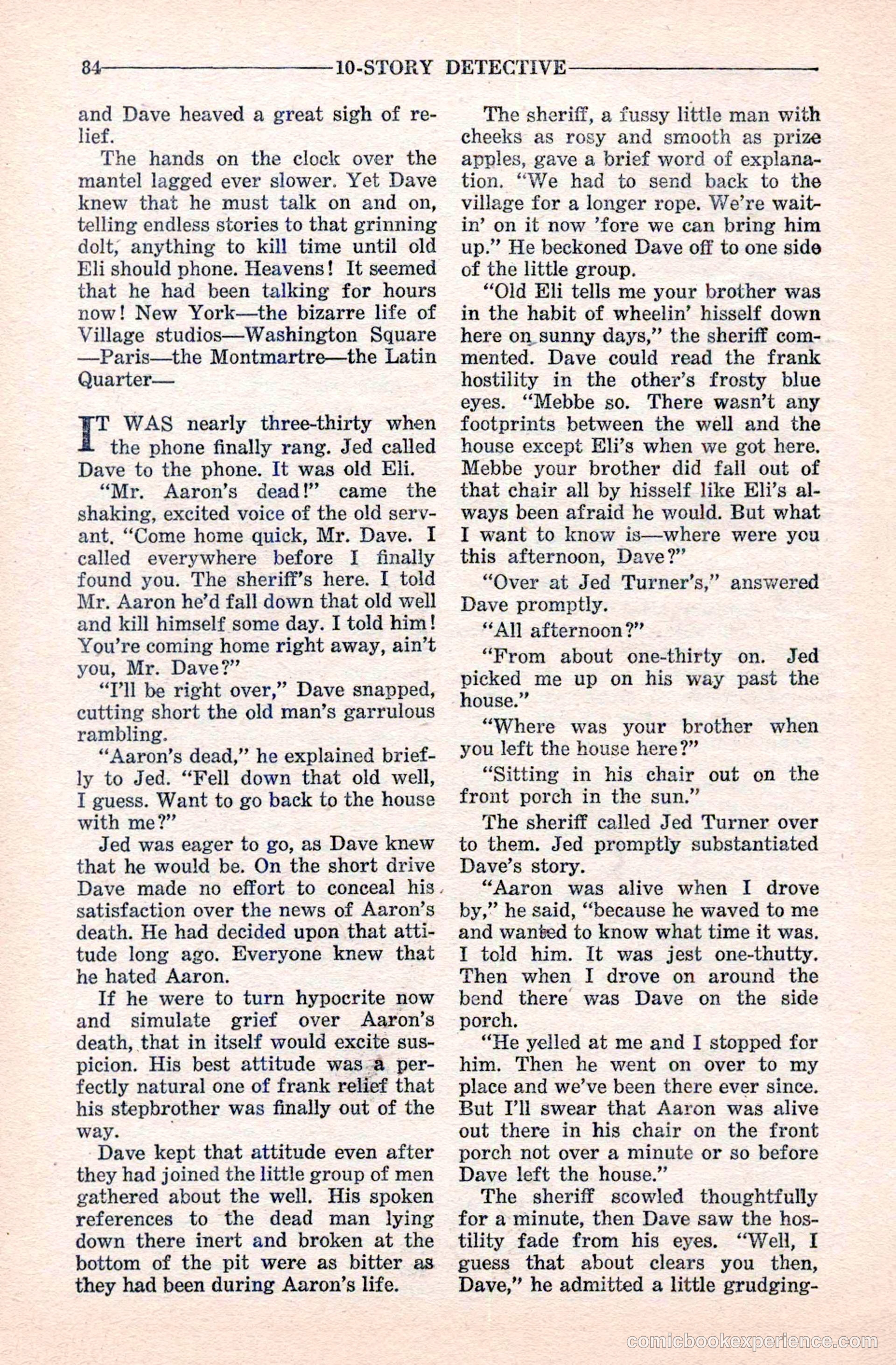 10-Story Detective Magazine Cover — page 86 of 116