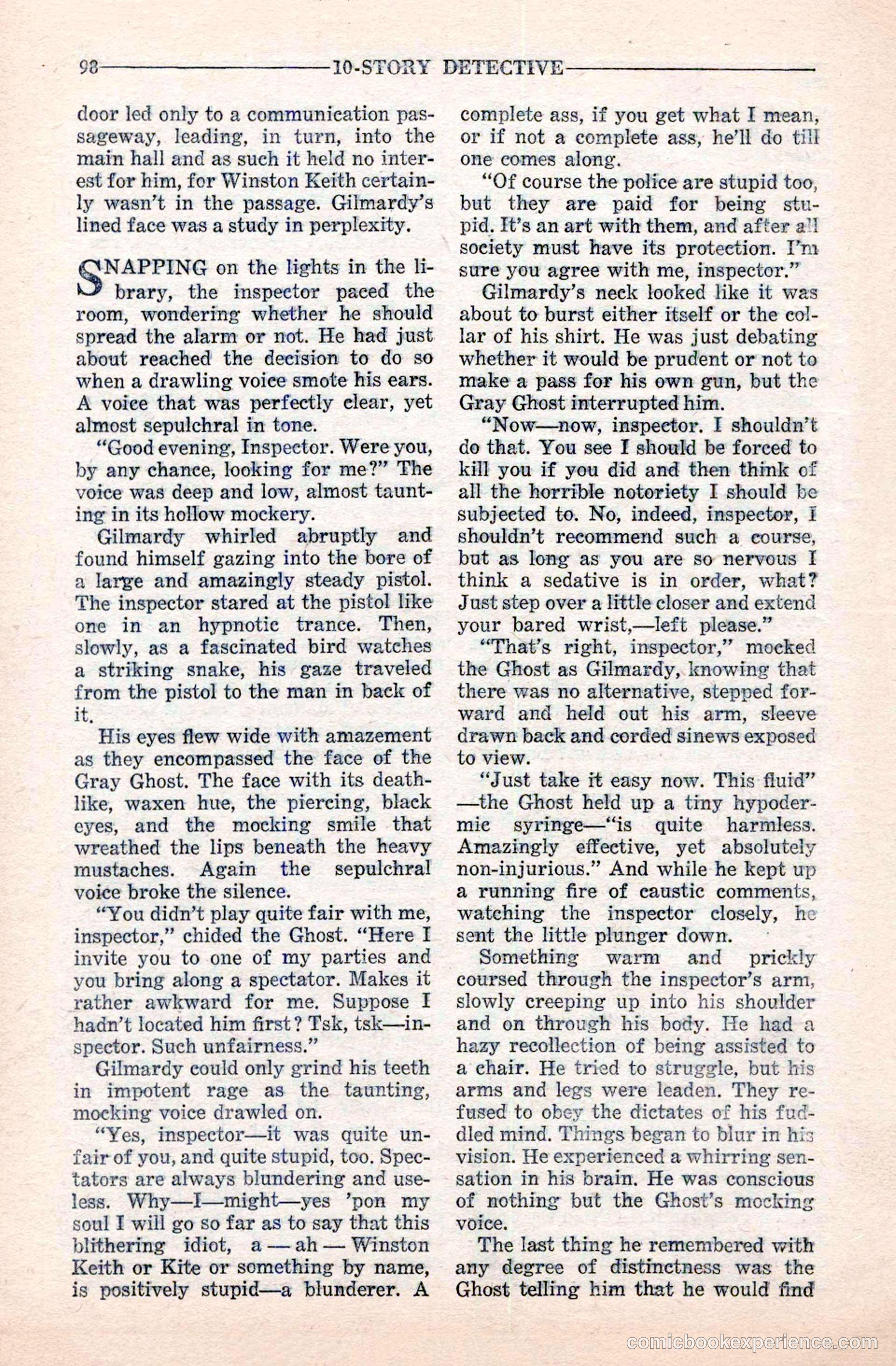 10-Story Detective Magazine Cover — page 100 of 116