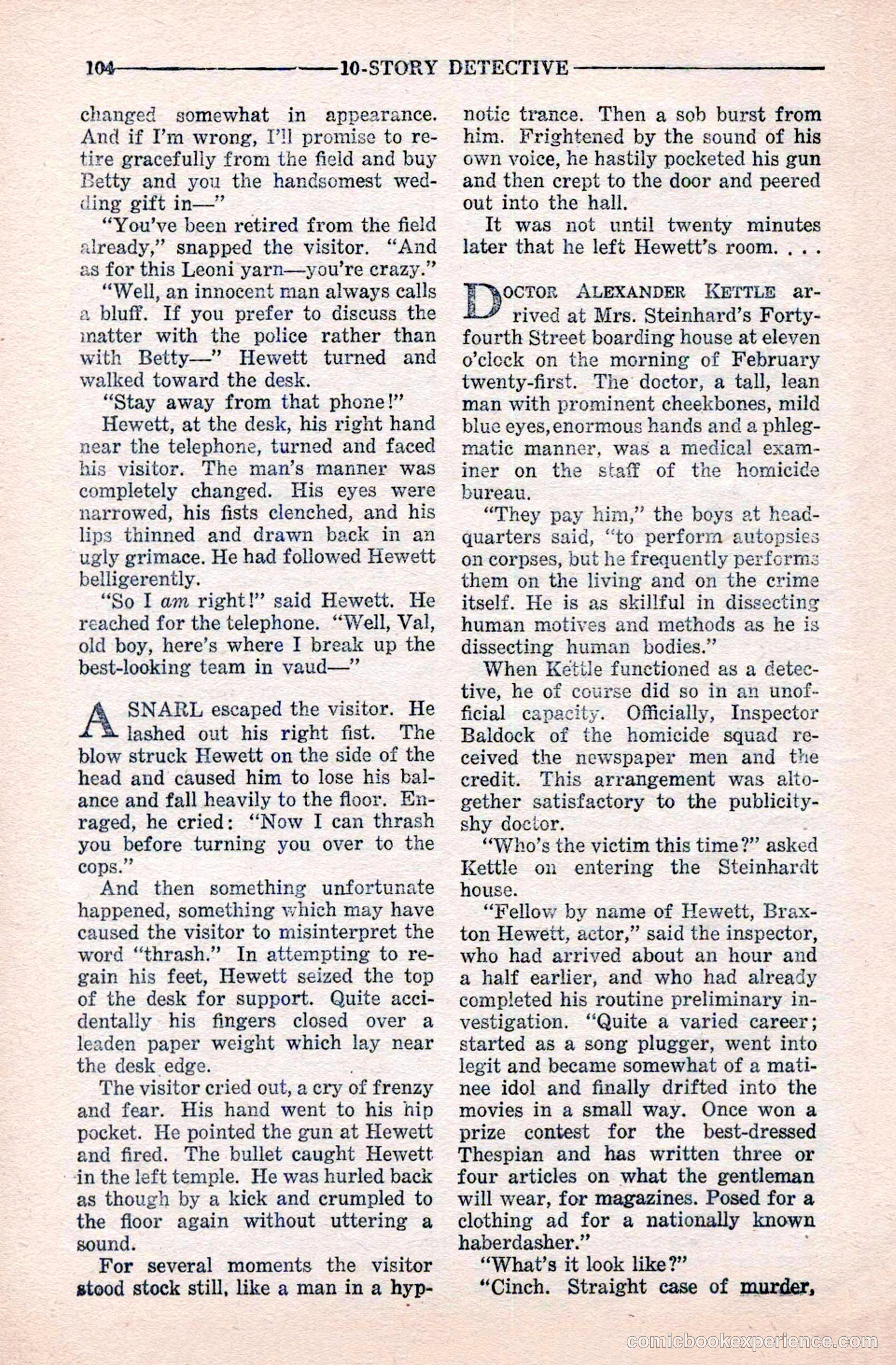 10-Story Detective Magazine Cover — page 106 of 116