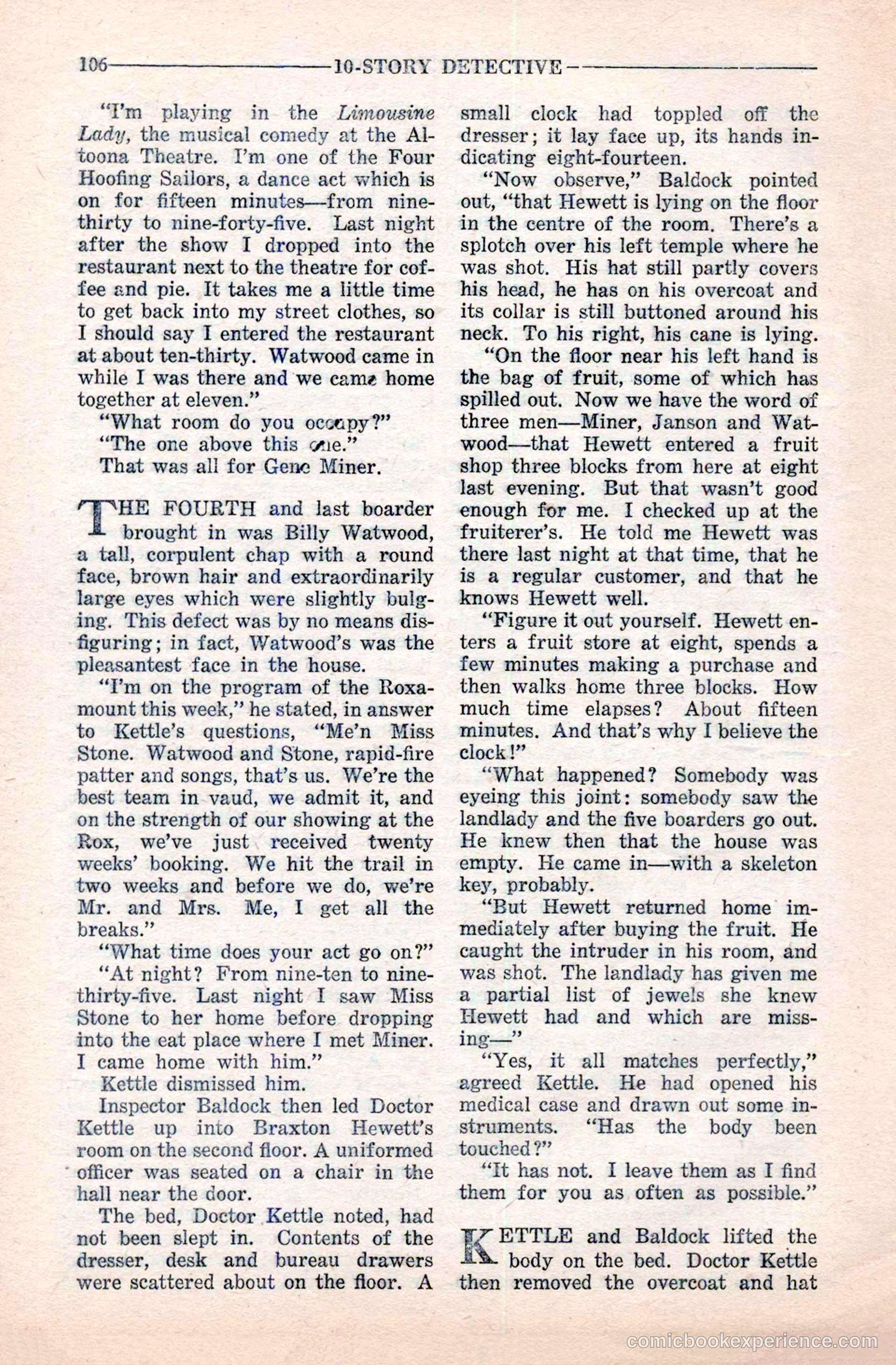 10-Story Detective Magazine Cover — page 108 of 116