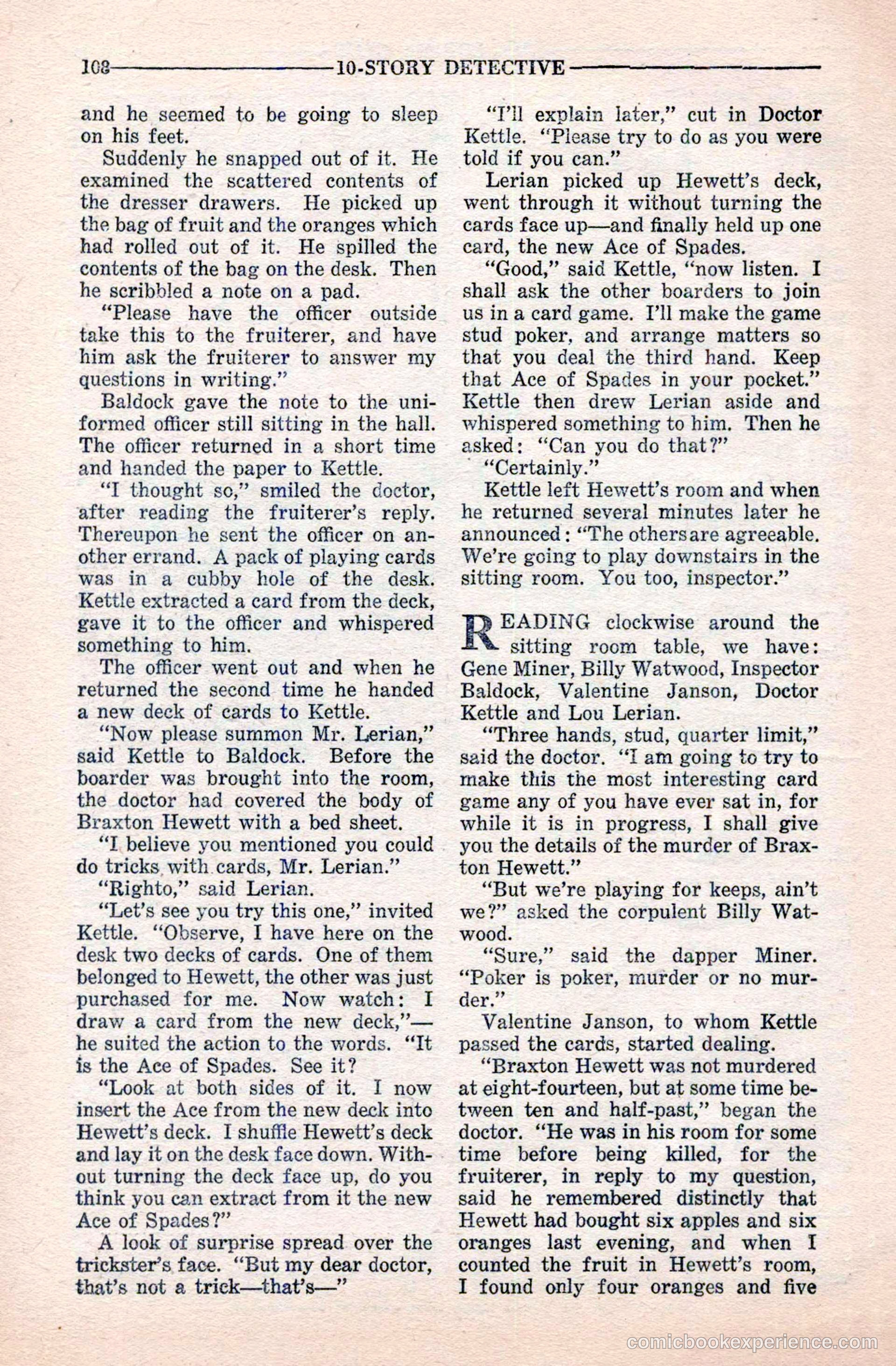 10-Story Detective Magazine Cover — page 110 of 116