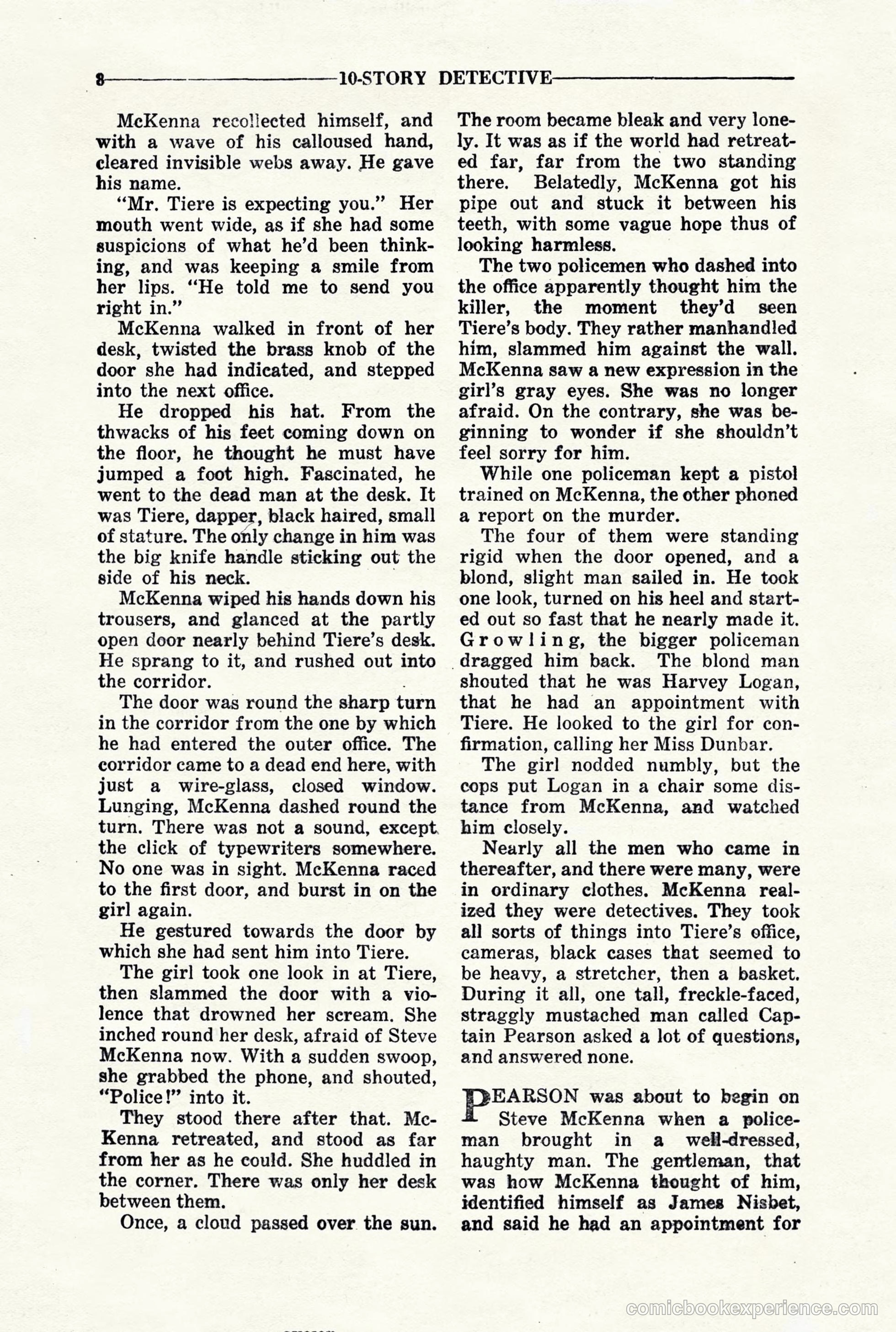 10-Story Detective, March 1941 — page 10 of 116