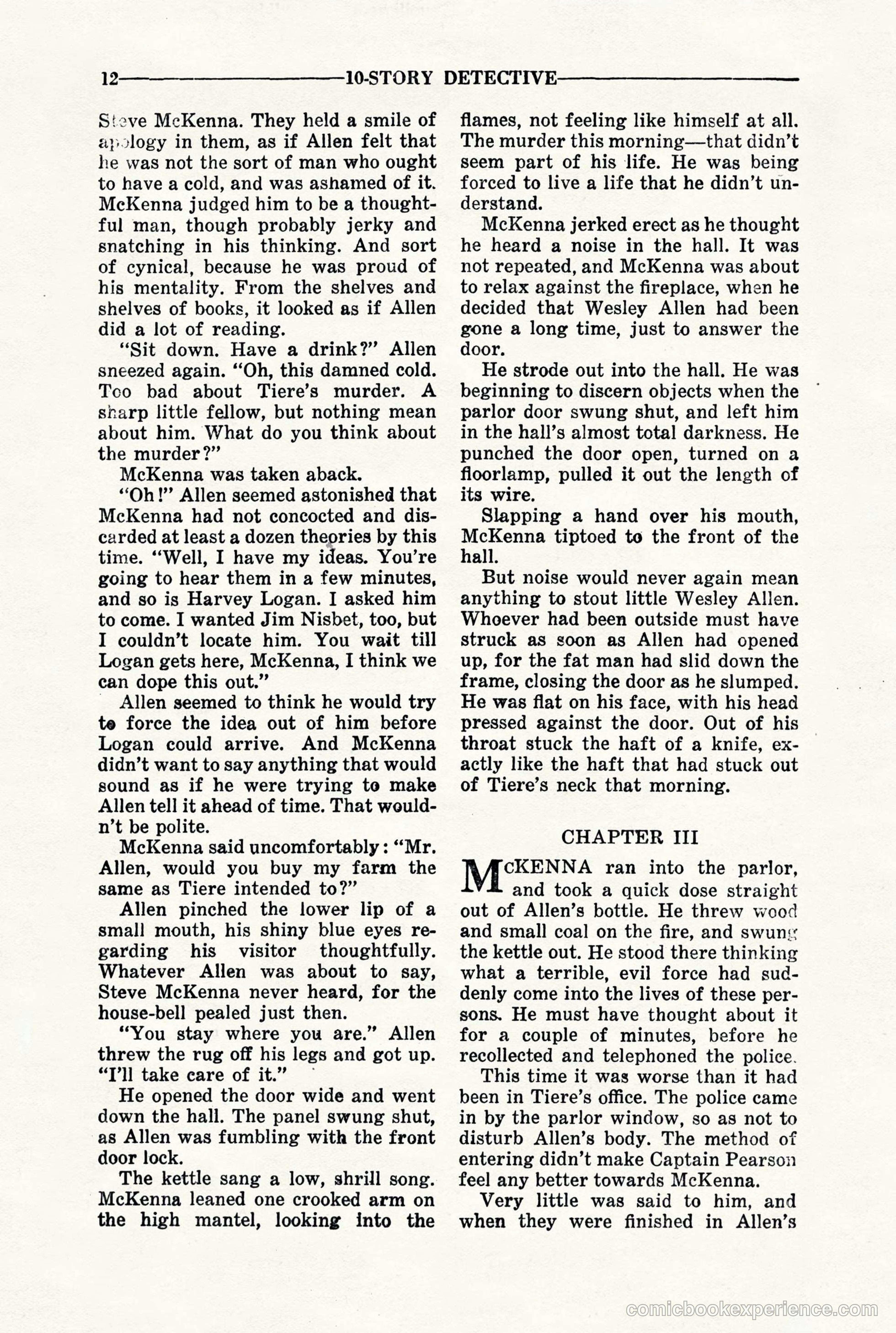 10-Story Detective, March 1941 — page 14 of 116