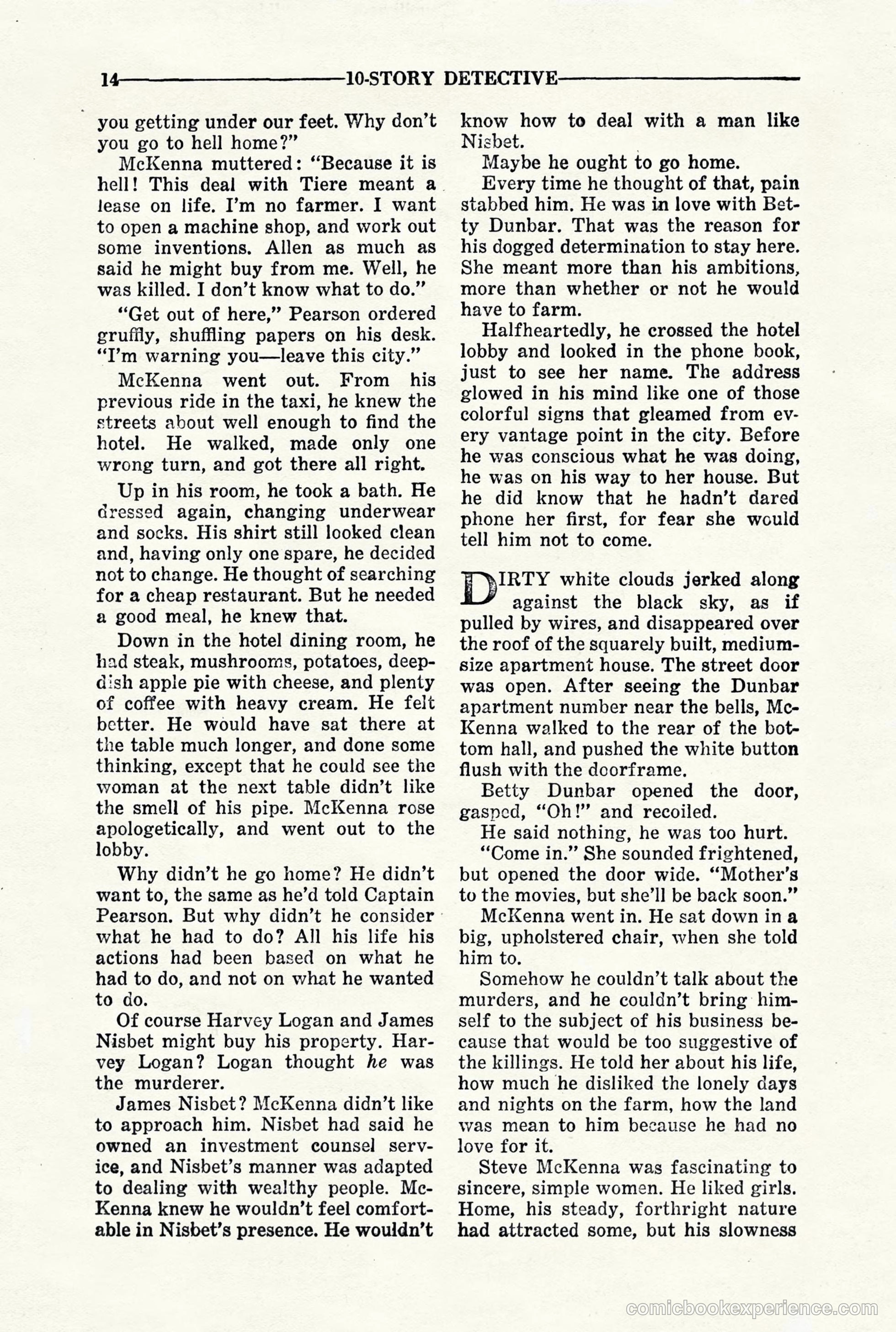10-Story Detective, March 1941 — page 16 of 116