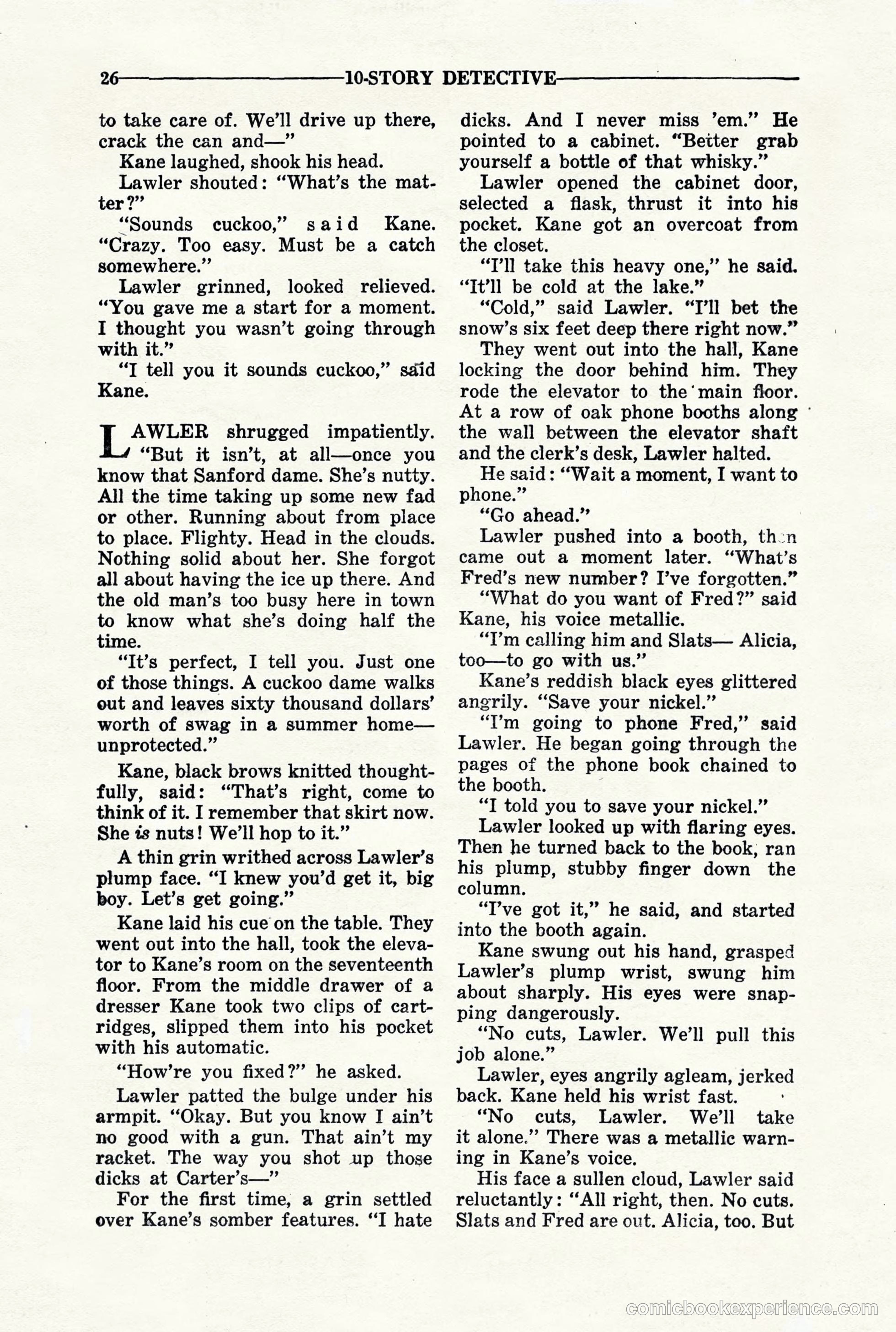 10-Story Detective, March 1941 — page 28 of 116