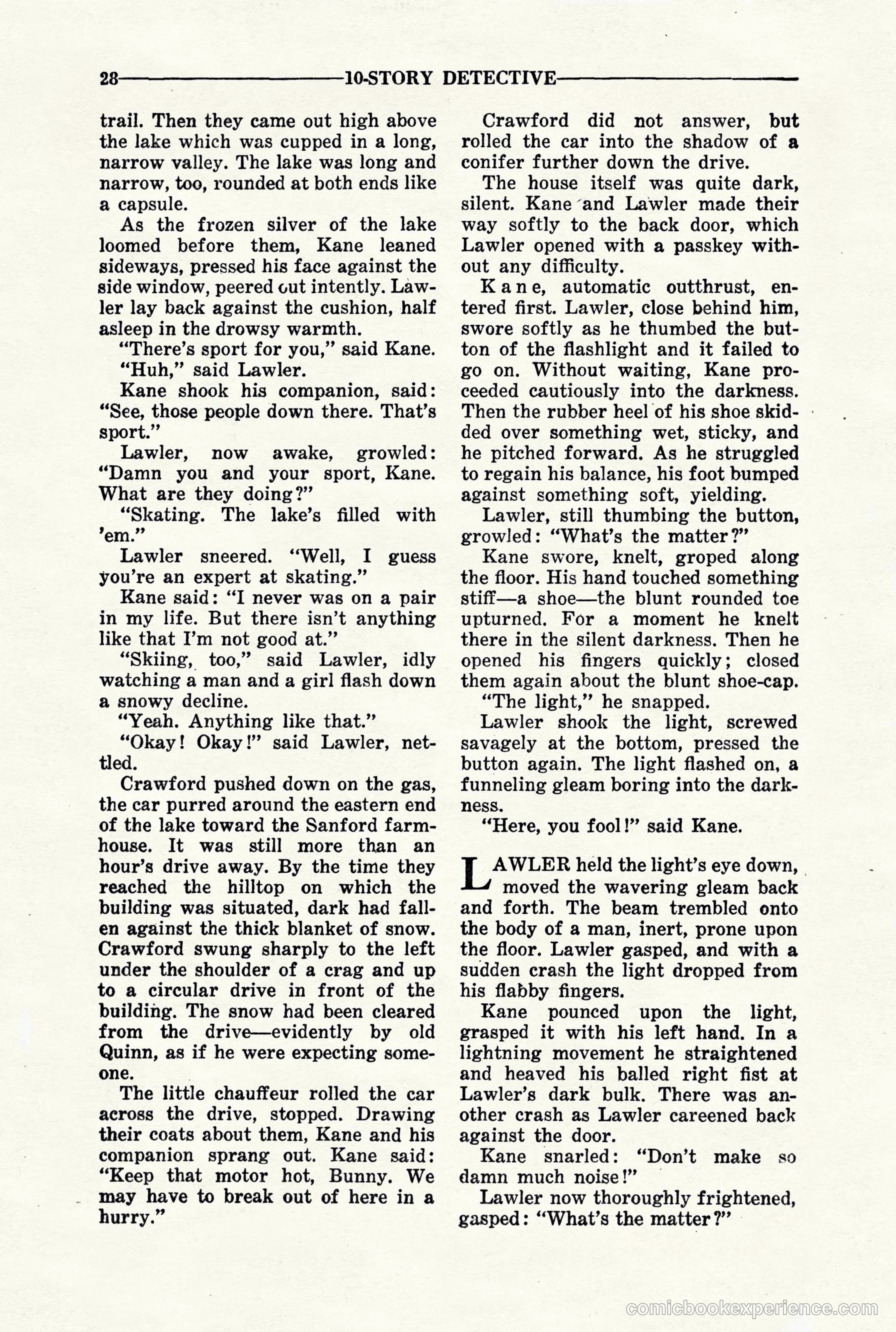 10-Story Detective, March 1941 — page 30 of 116