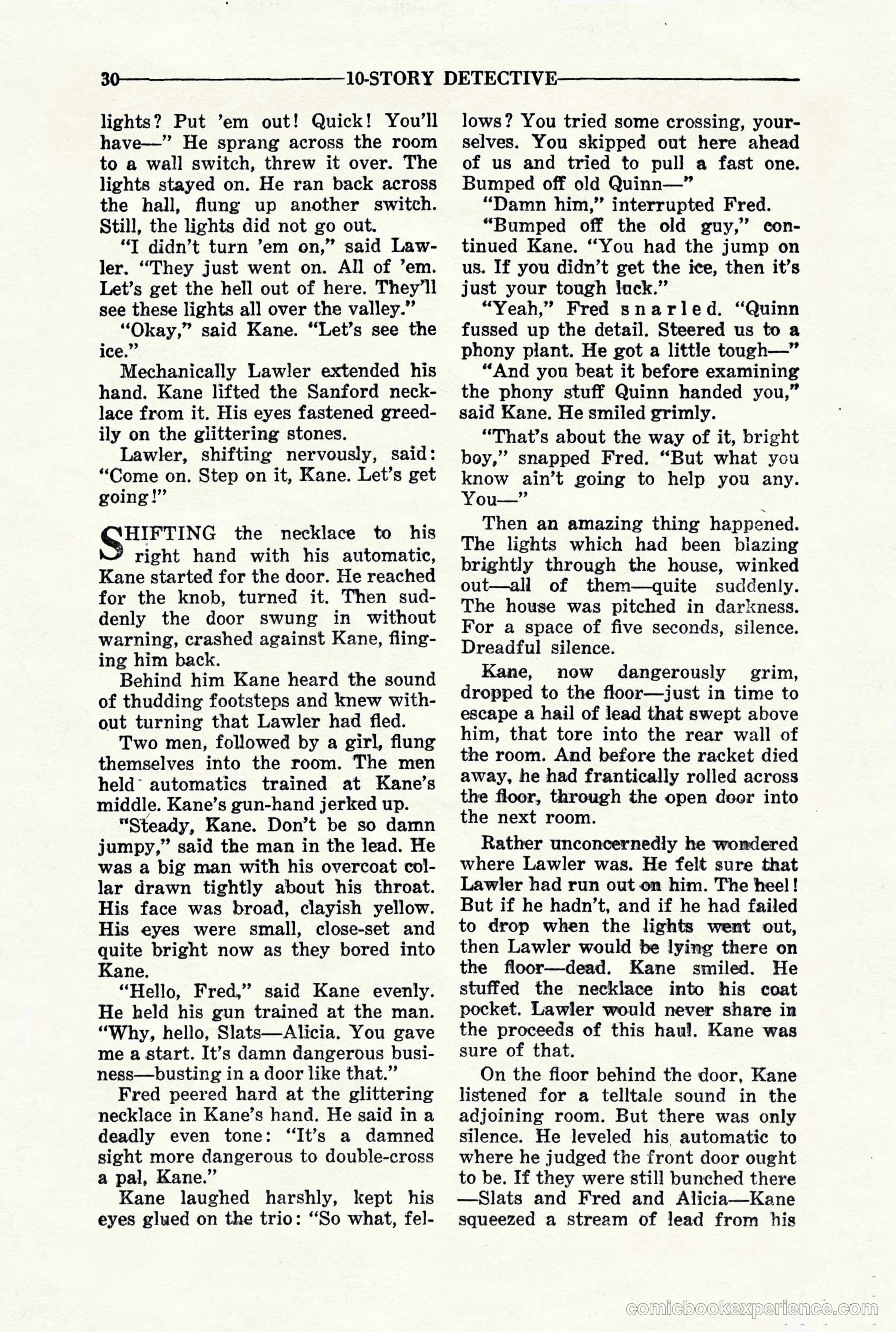 10-Story Detective, March 1941 — page 32 of 116