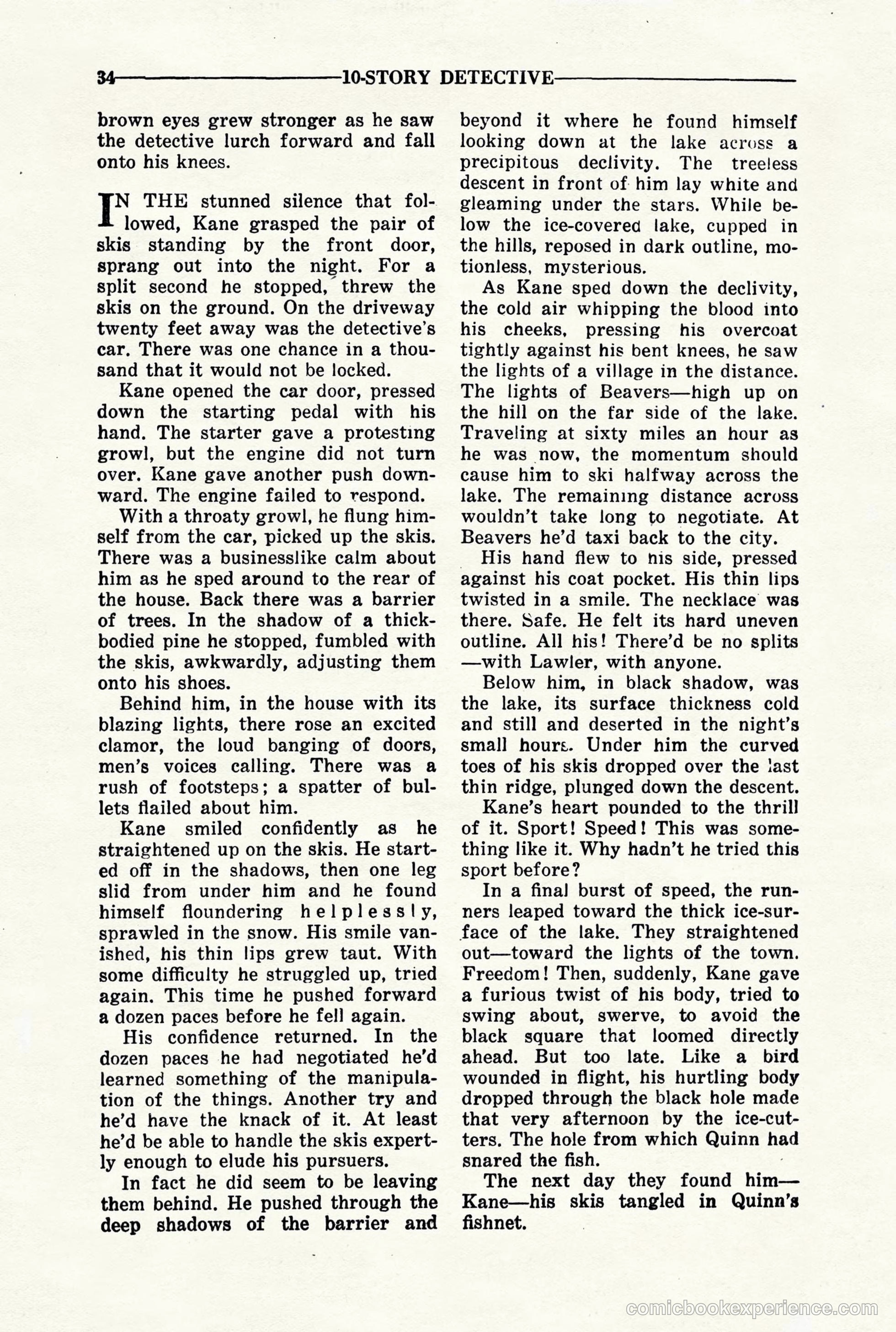 10-Story Detective, March 1941 — page 36 of 116
