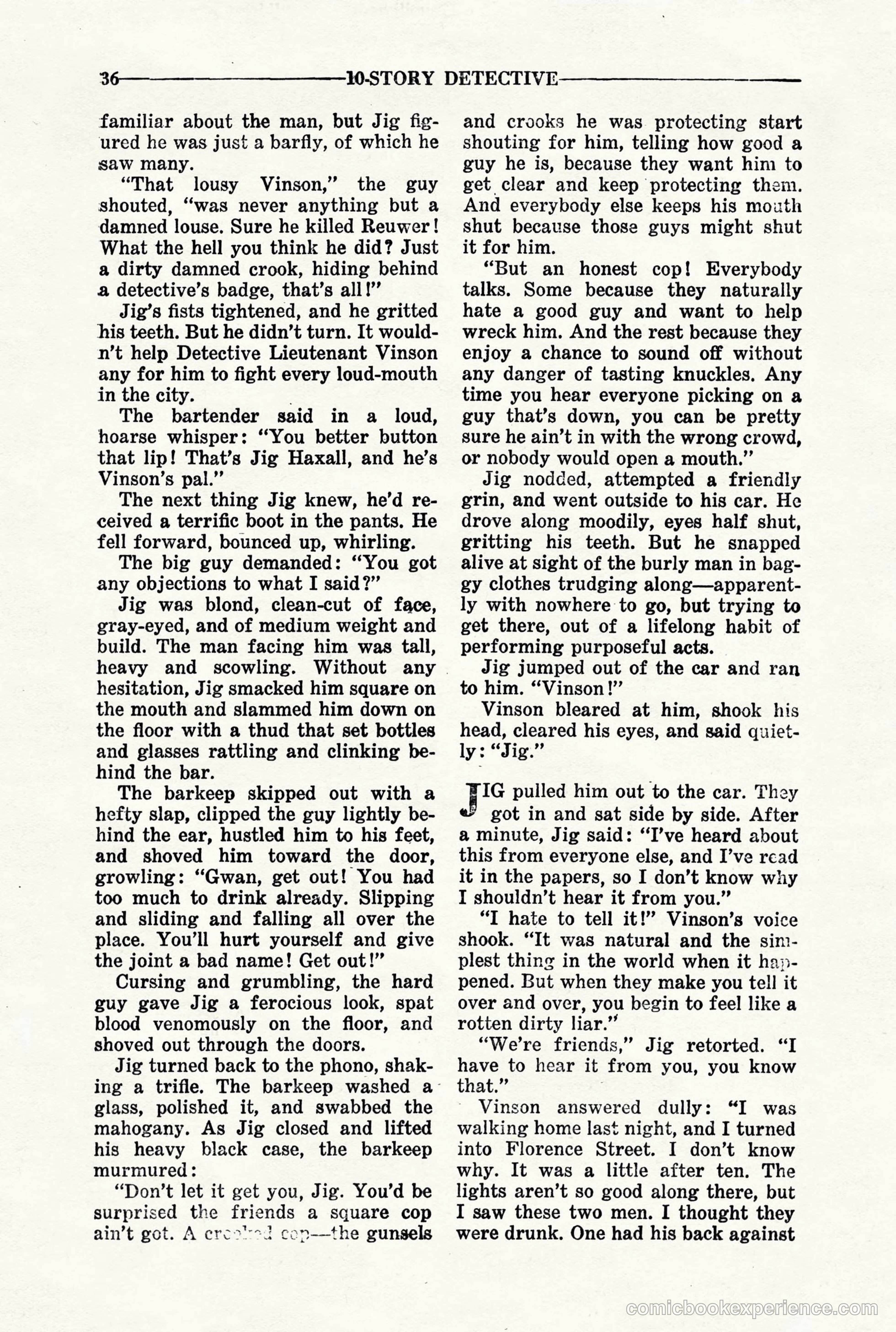10-Story Detective, March 1941 — page 38 of 116