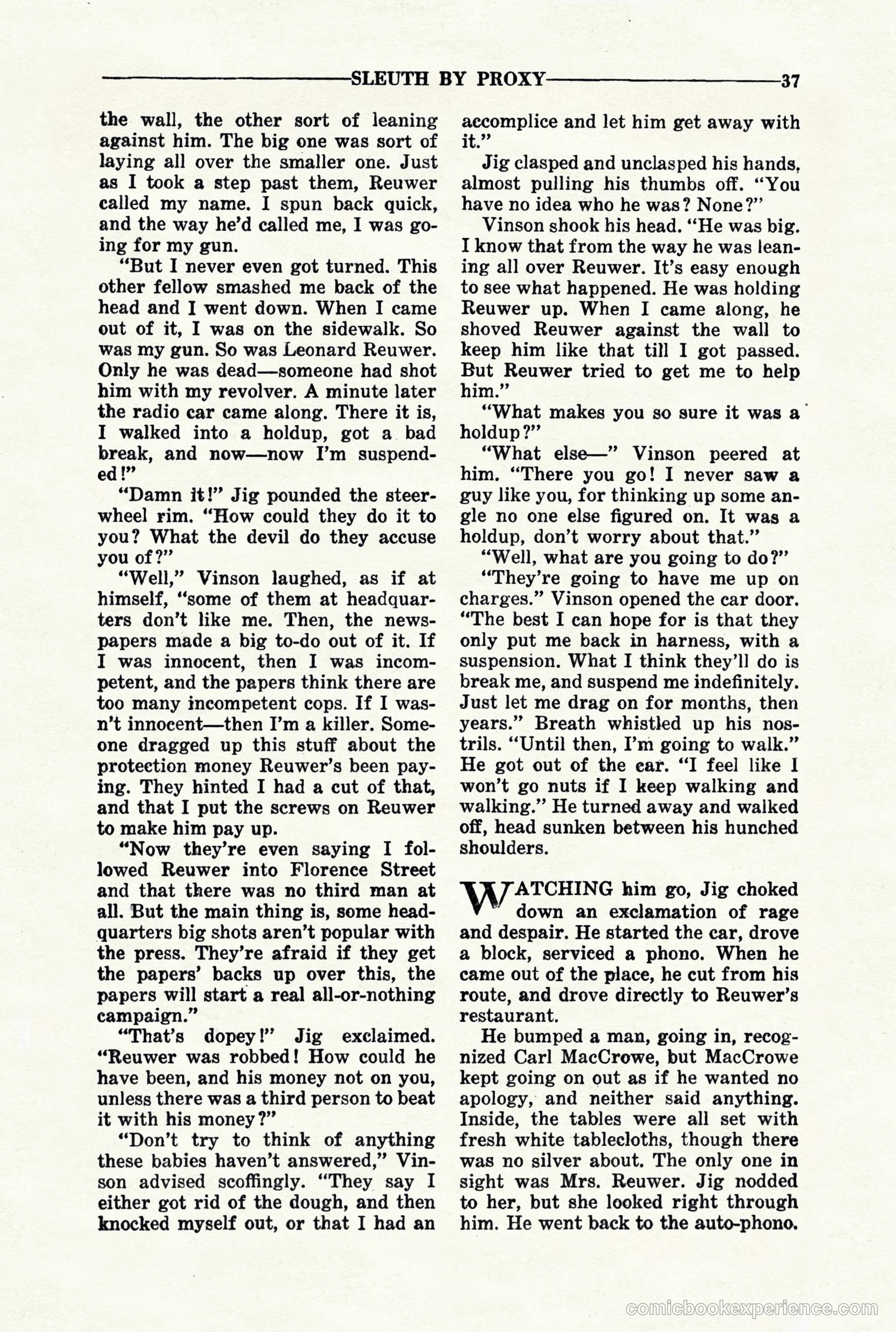 10-Story Detective, March 1941 — page 39 of 116