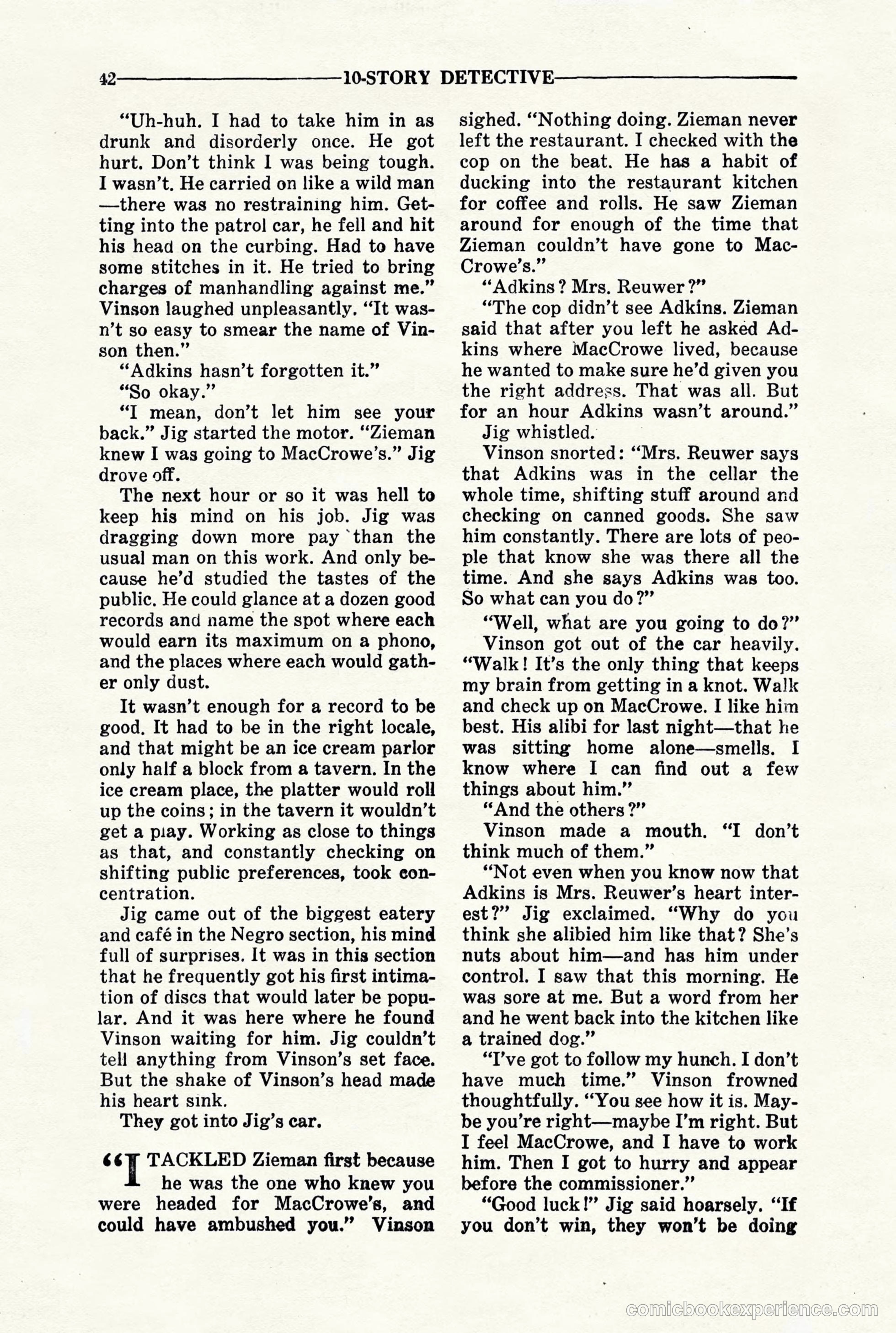 10-Story Detective, March 1941 — page 44 of 116