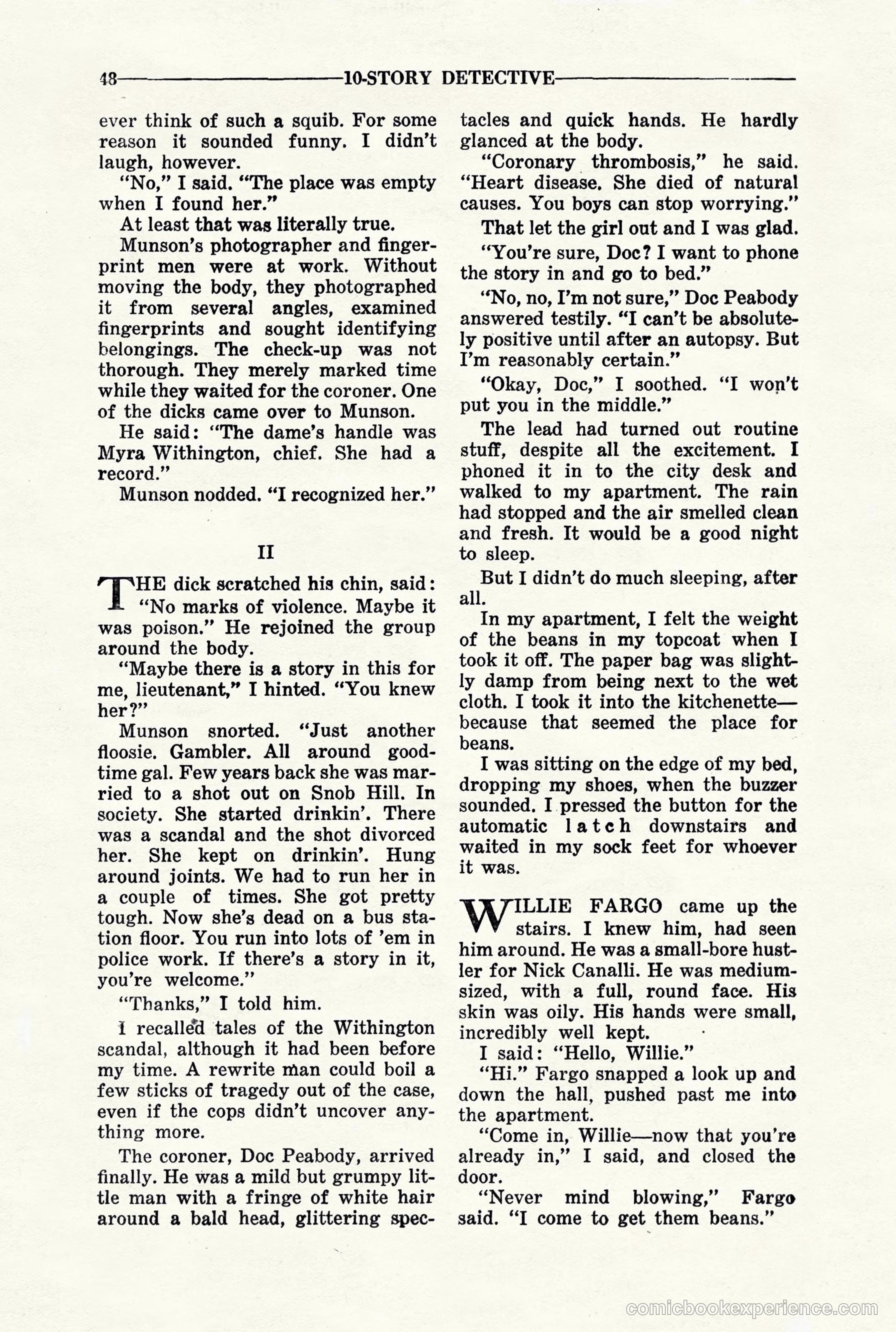 10-Story Detective, March 1941 — page 50 of 116