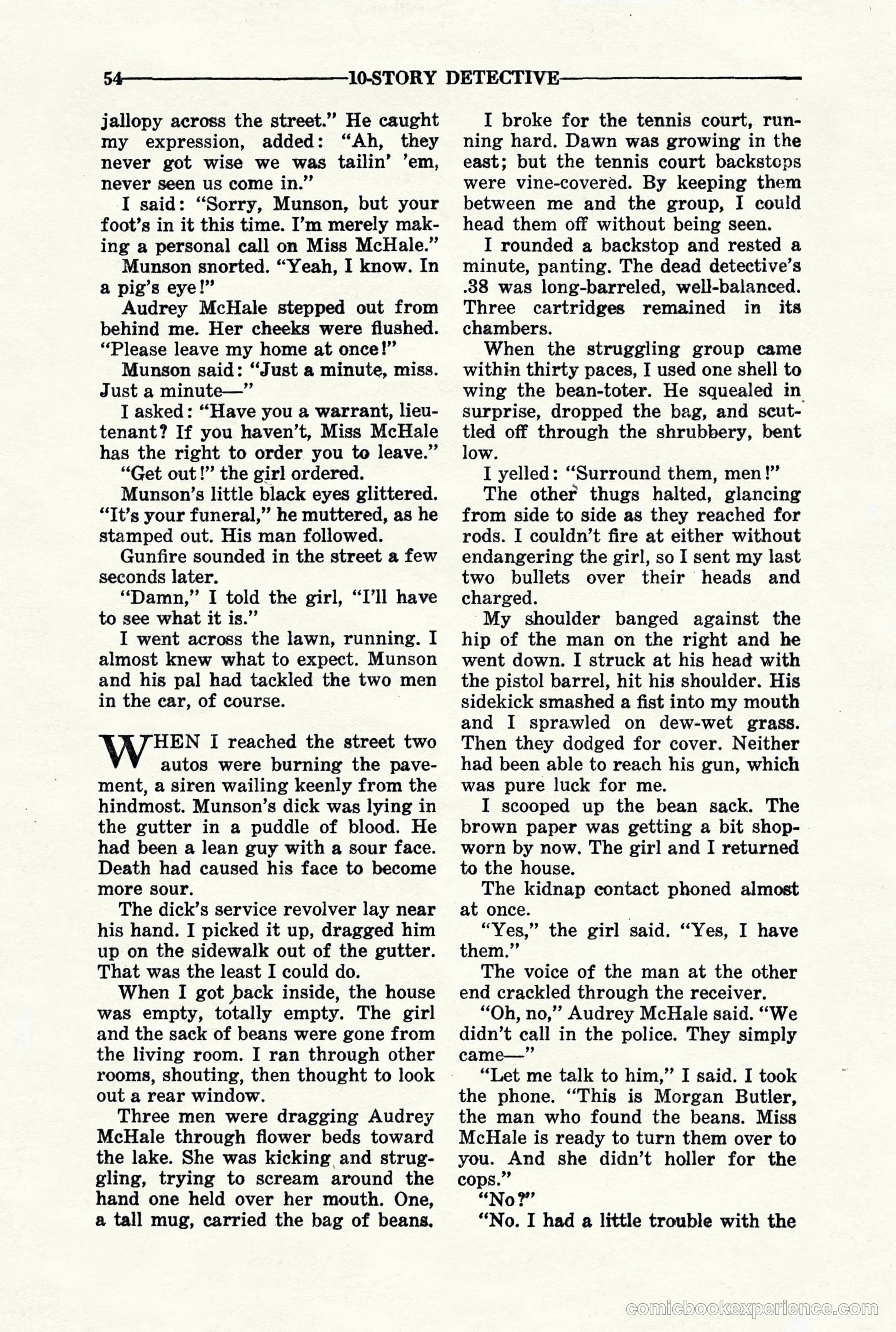 10-Story Detective, March 1941 — page 56 of 116