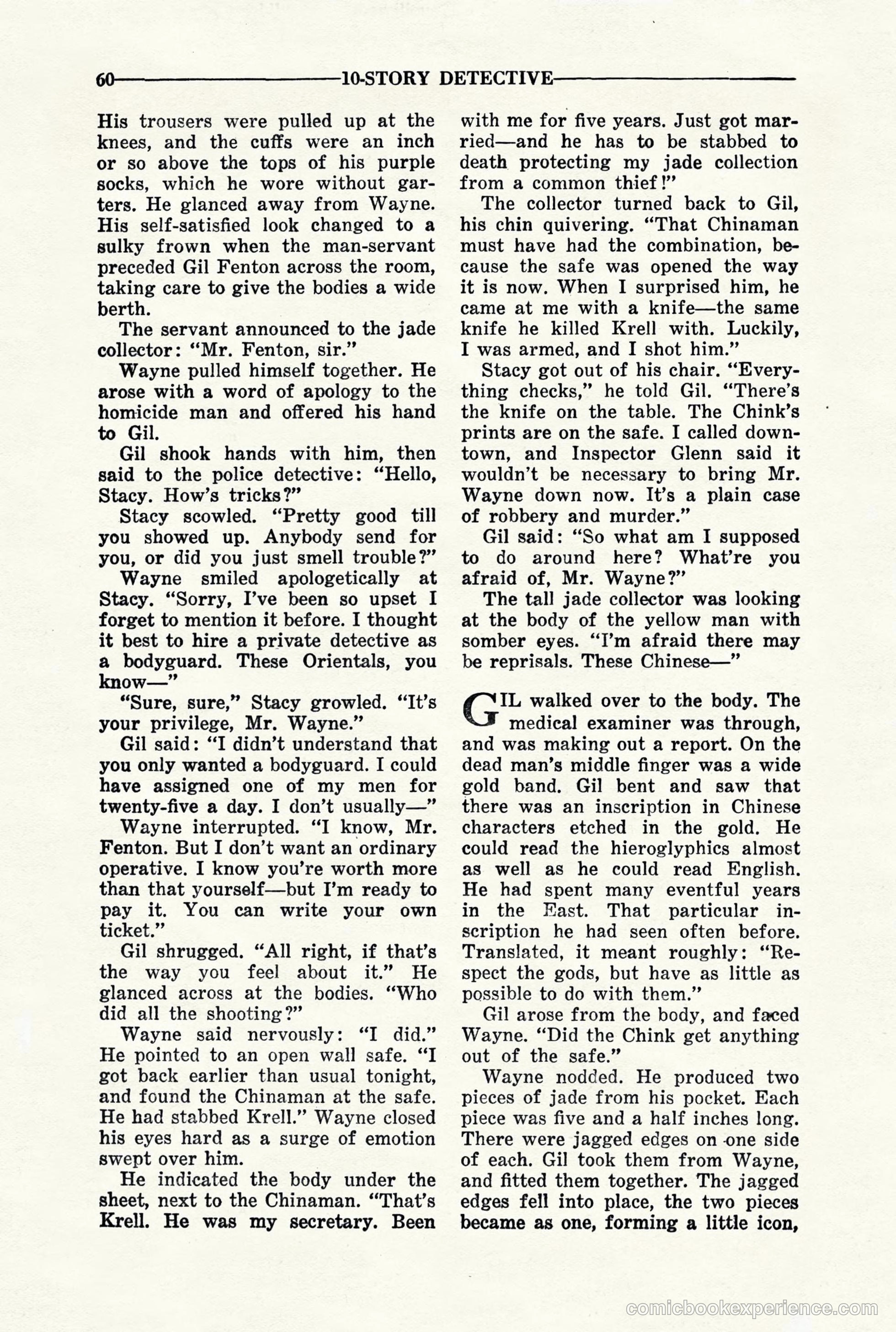 10-Story Detective, March 1941 — page 62 of 116