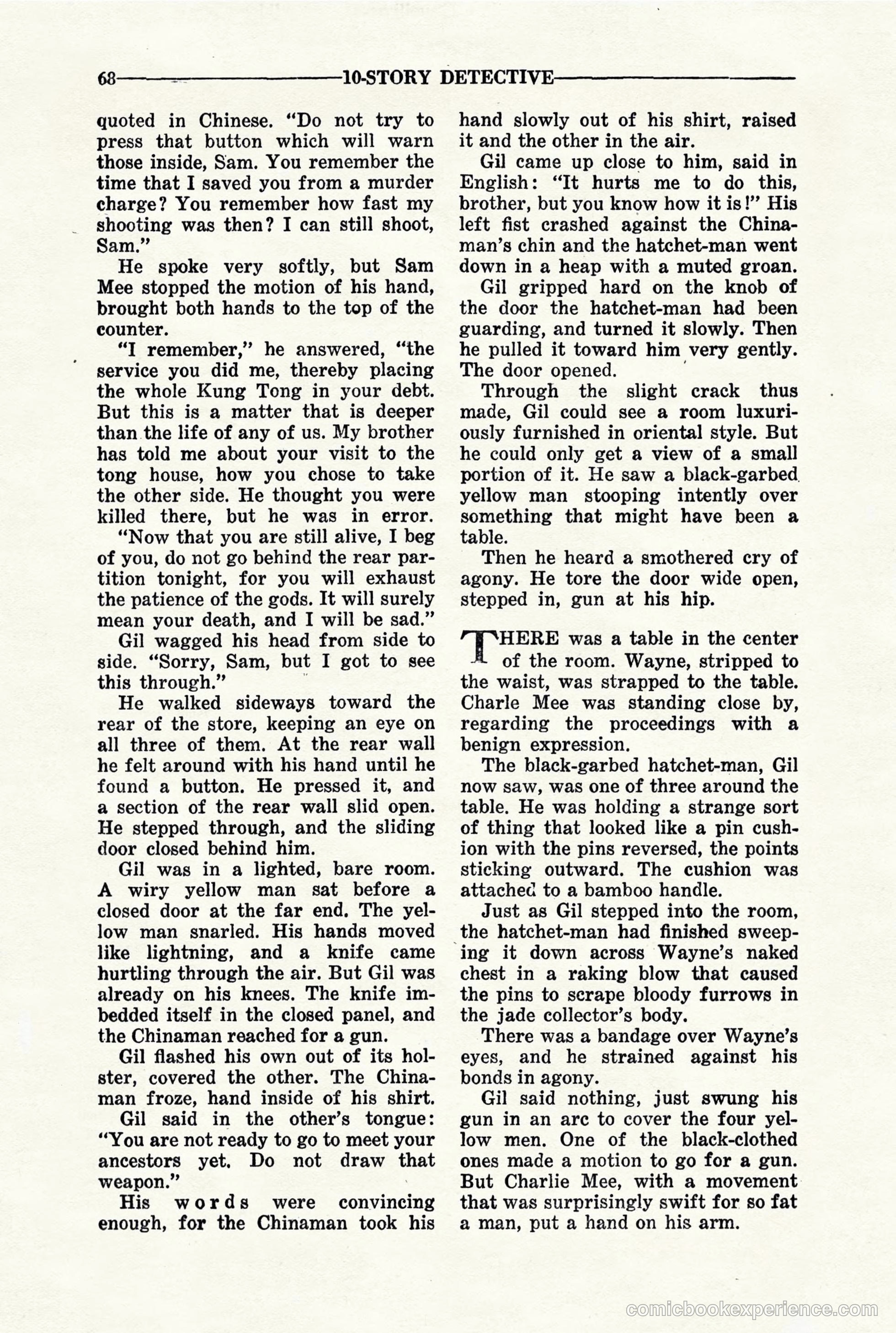 10-Story Detective, March 1941 — page 70 of 116