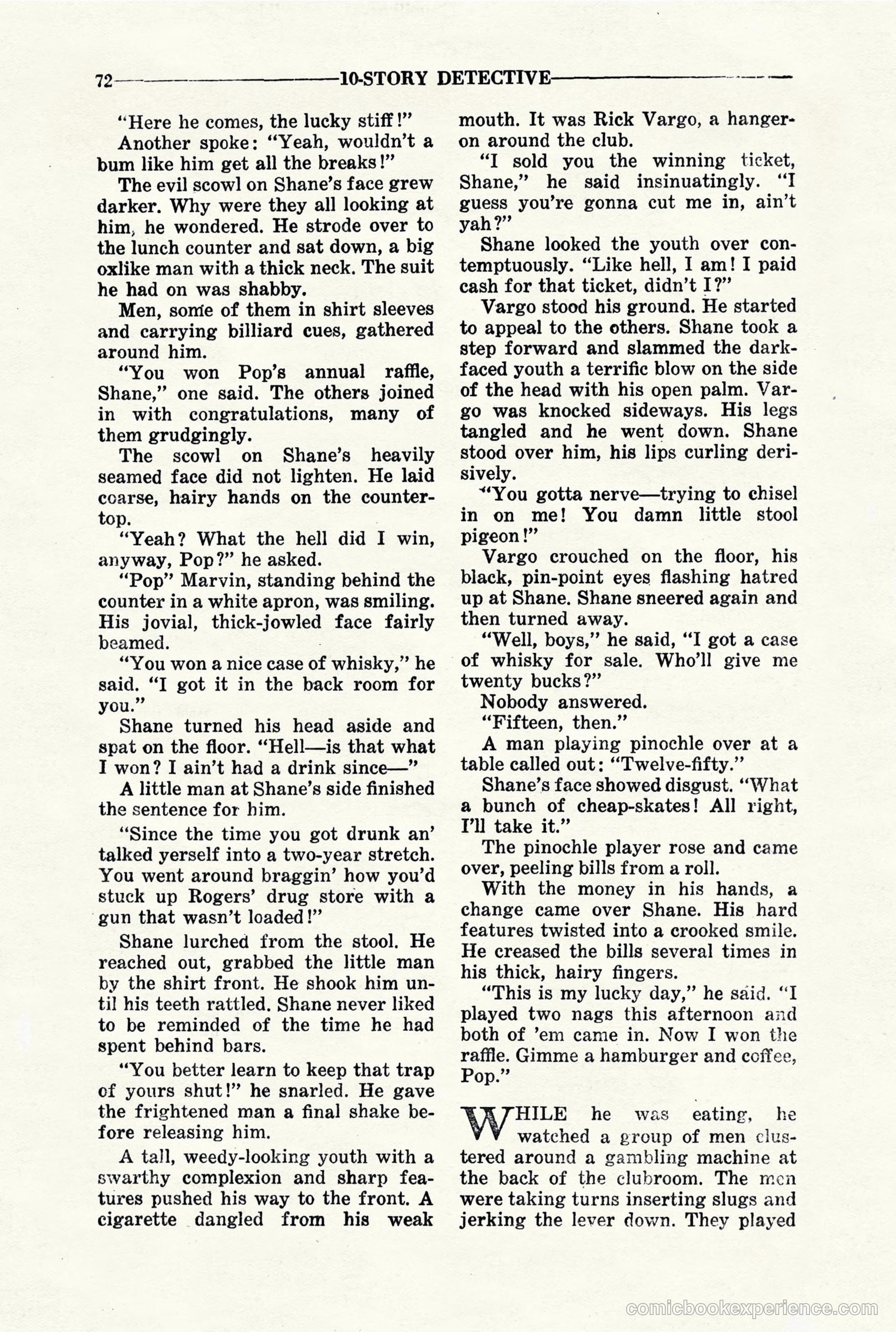 10-Story Detective, March 1941 — page 74 of 116