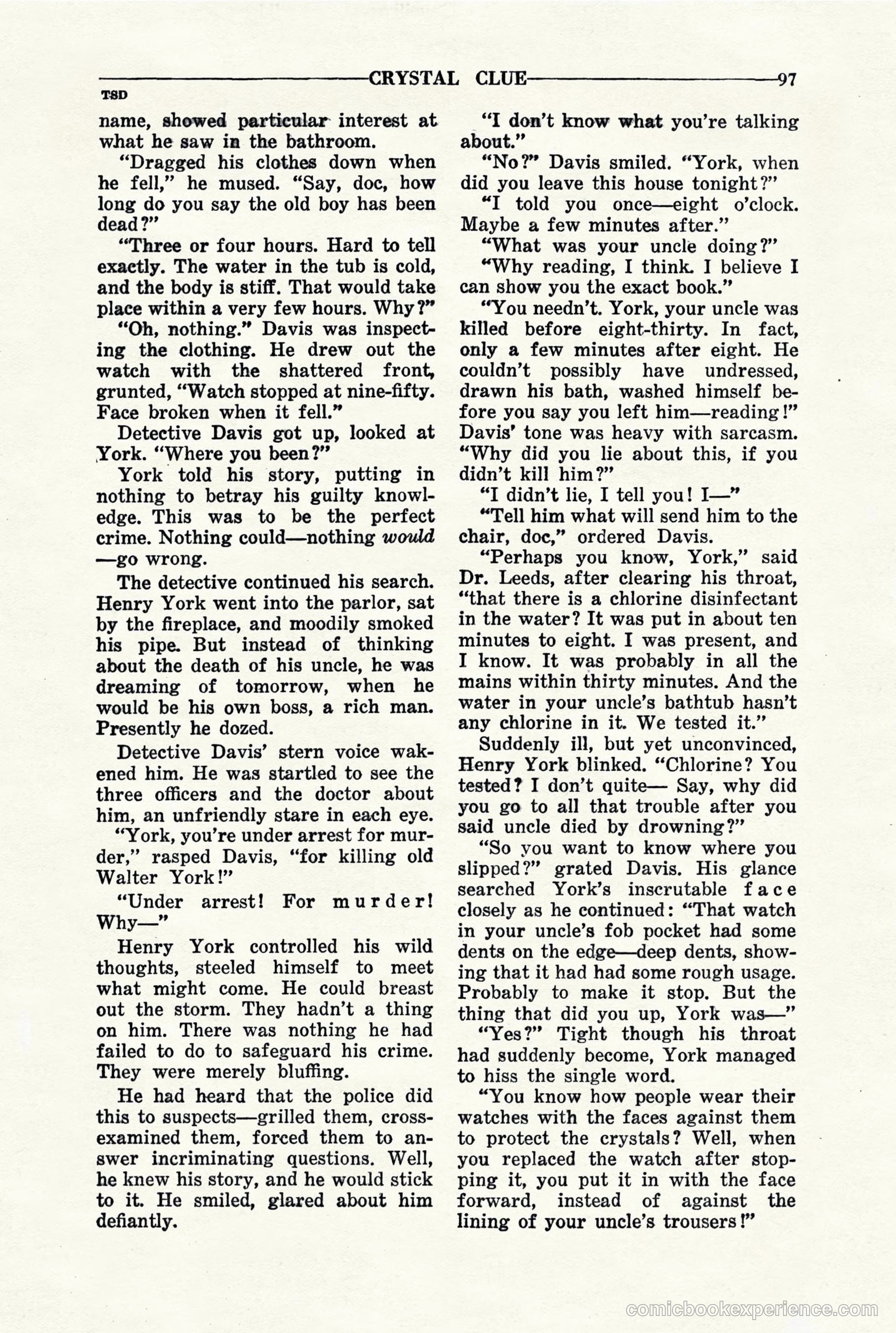 10-Story Detective, March 1941 — page 99 of 116