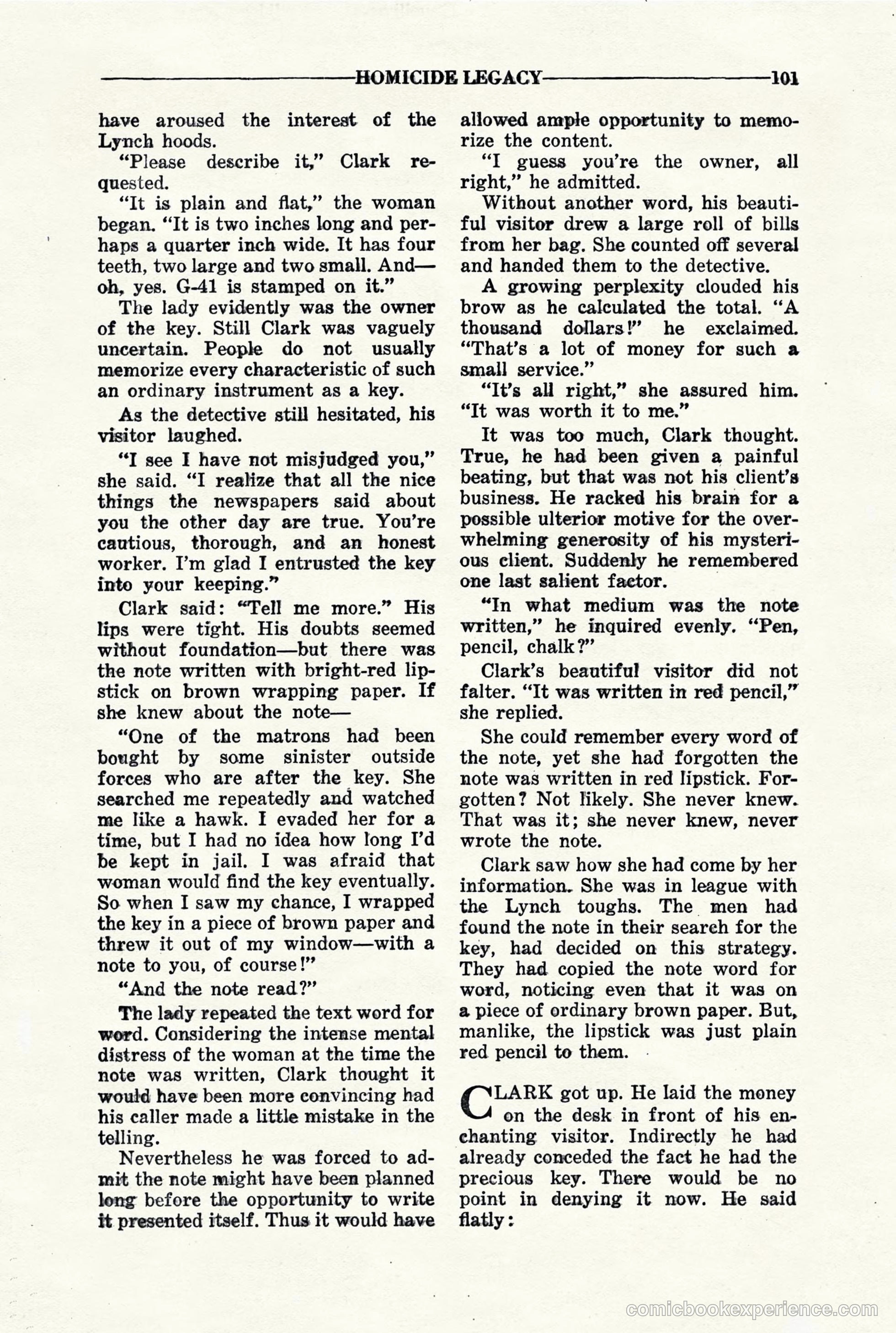 10-Story Detective, March 1941 — page 103 of 116