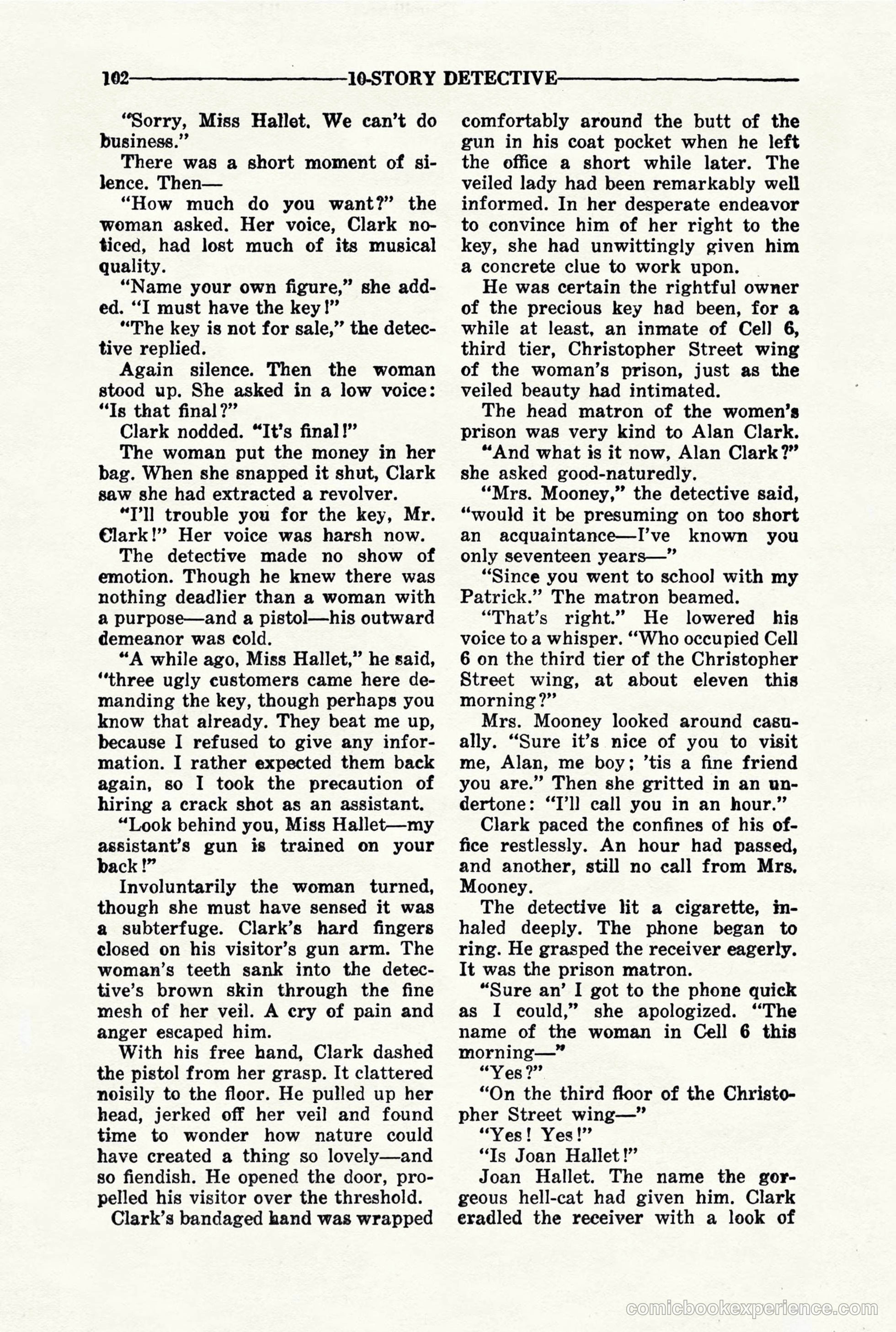 10-Story Detective, March 1941 — page 104 of 116