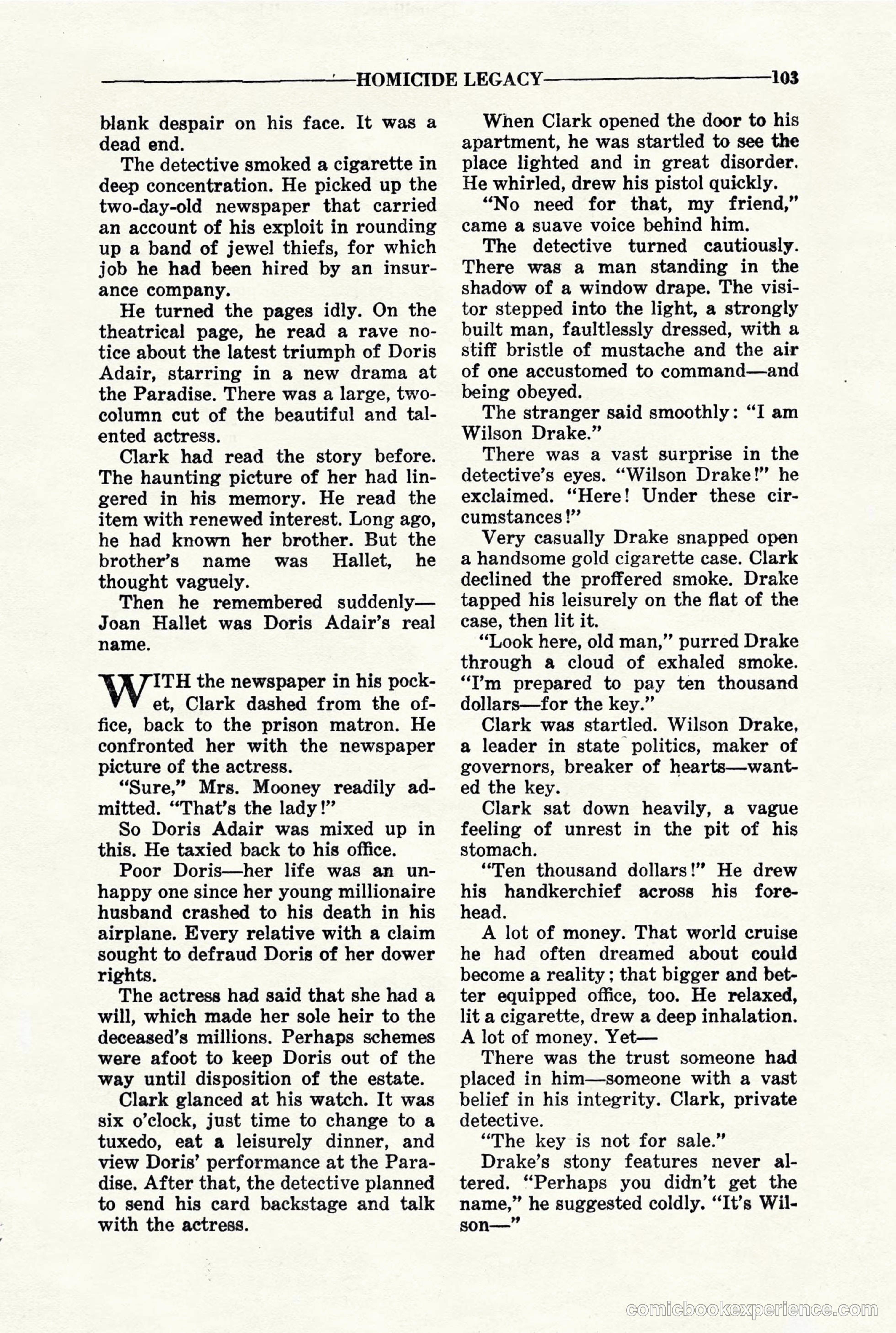 10-Story Detective, March 1941 — page 105 of 116