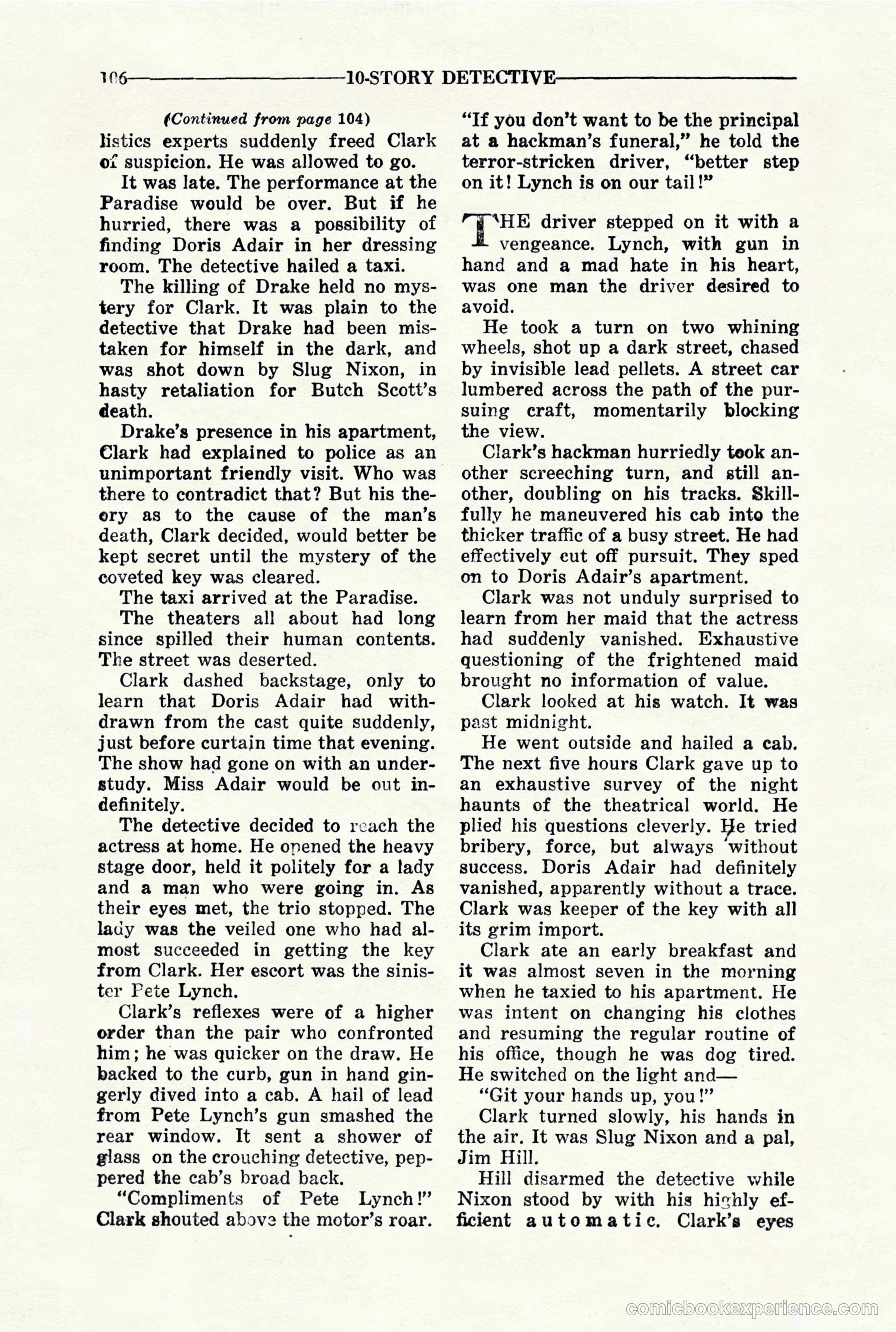 10-Story Detective, March 1941 — page 108 of 116
