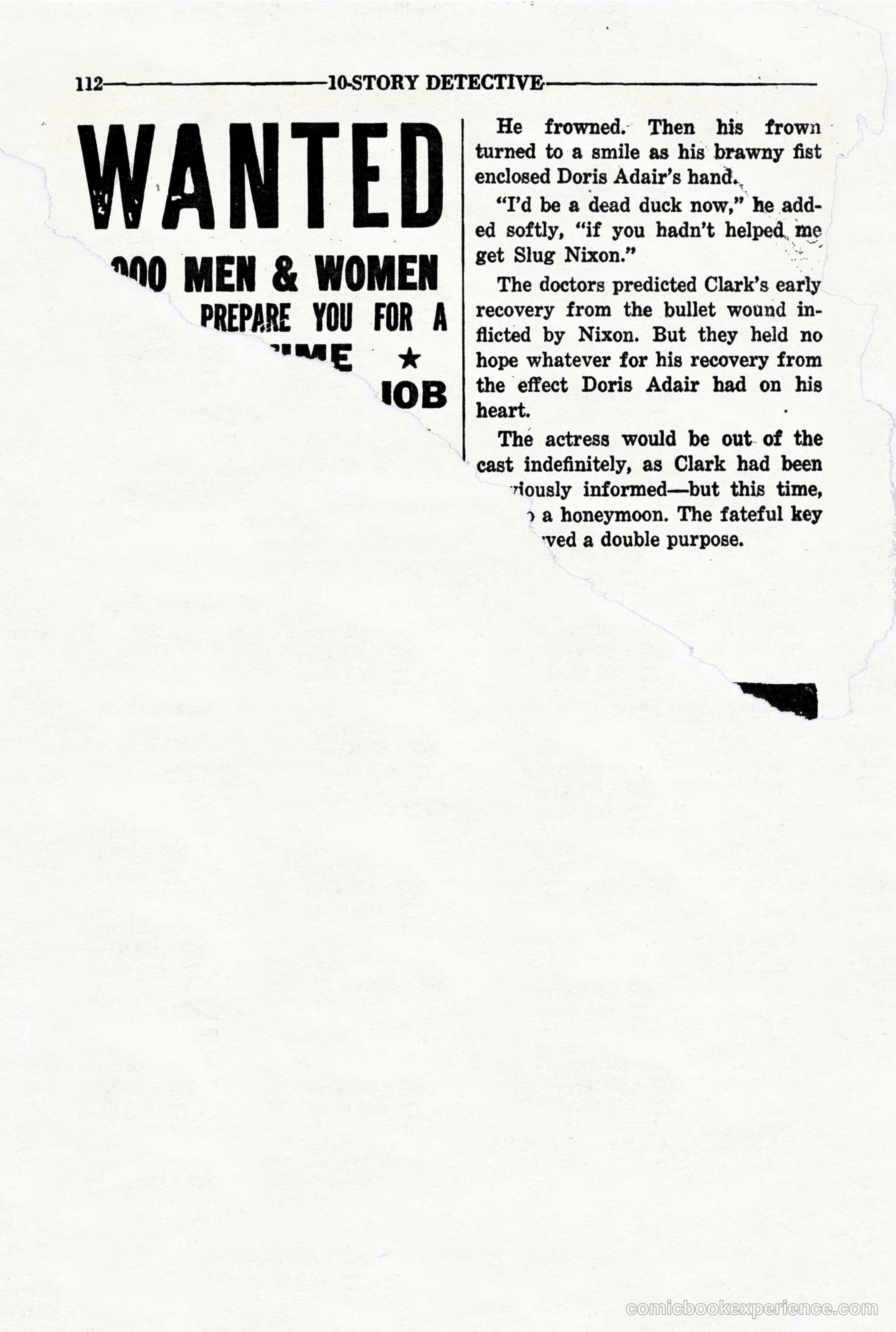 10-Story Detective, March 1941 — page 114 of 116