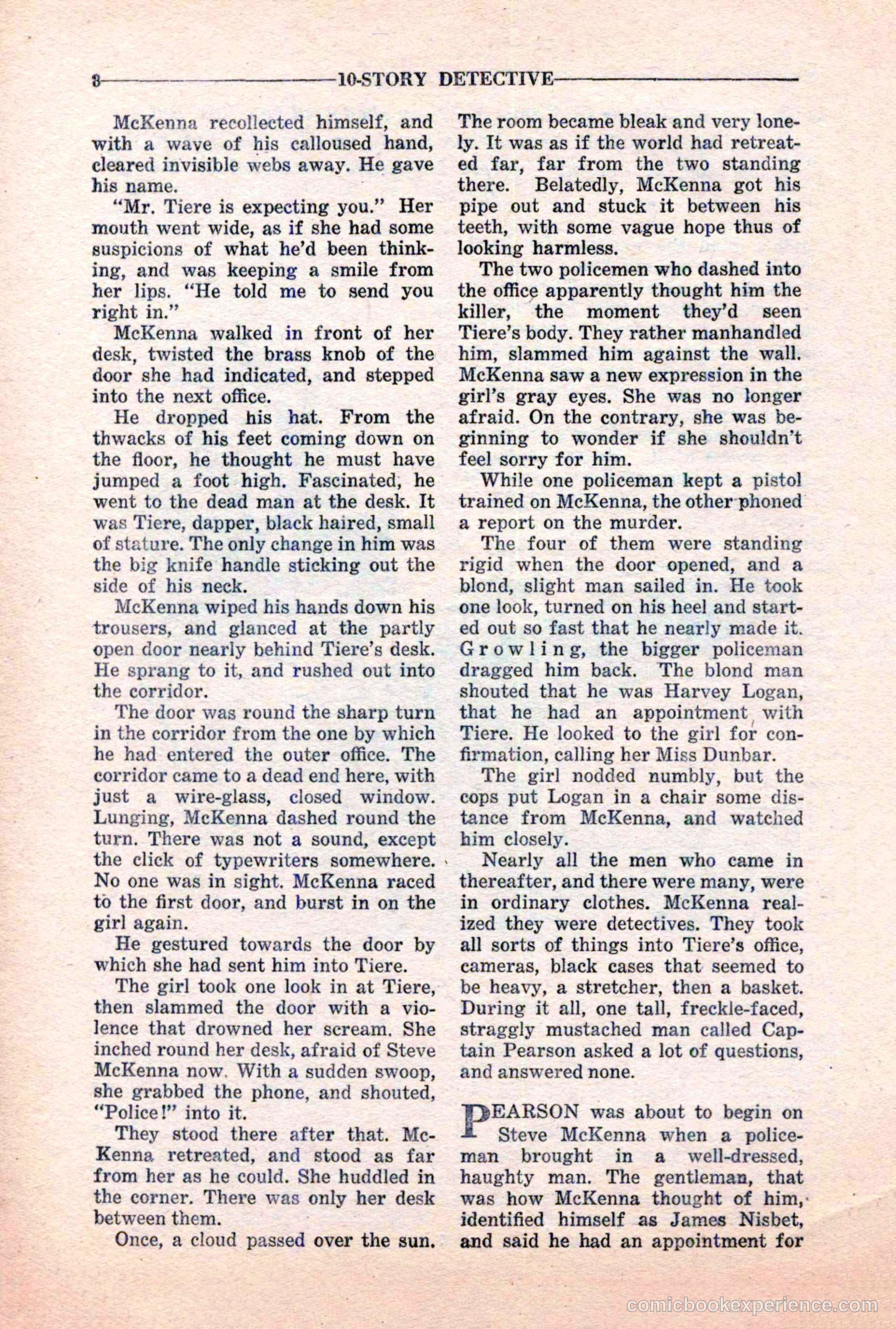 10-Story Detective, March 1941 — page 10 of 116