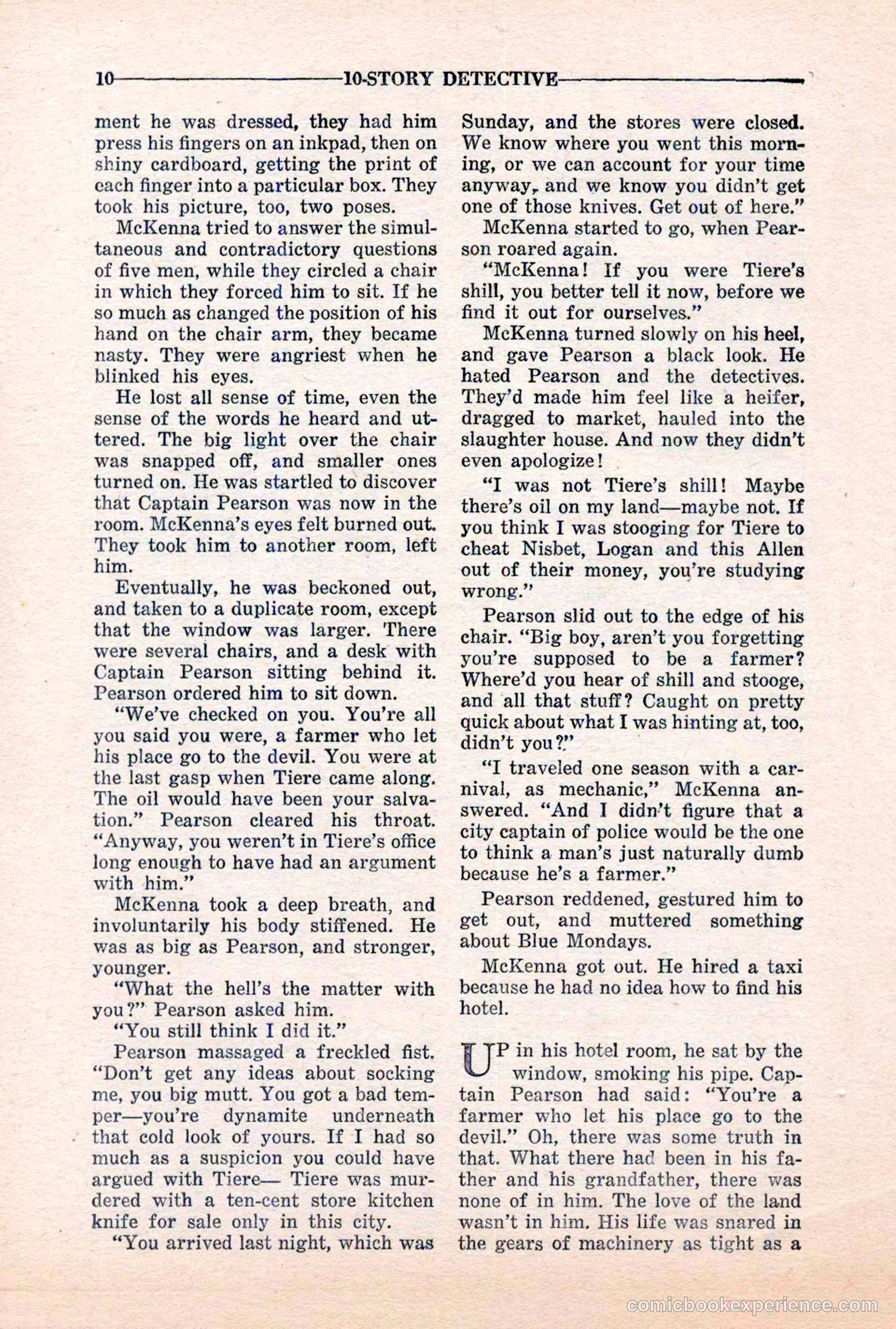 10-Story Detective, March 1941 — page 12 of 116