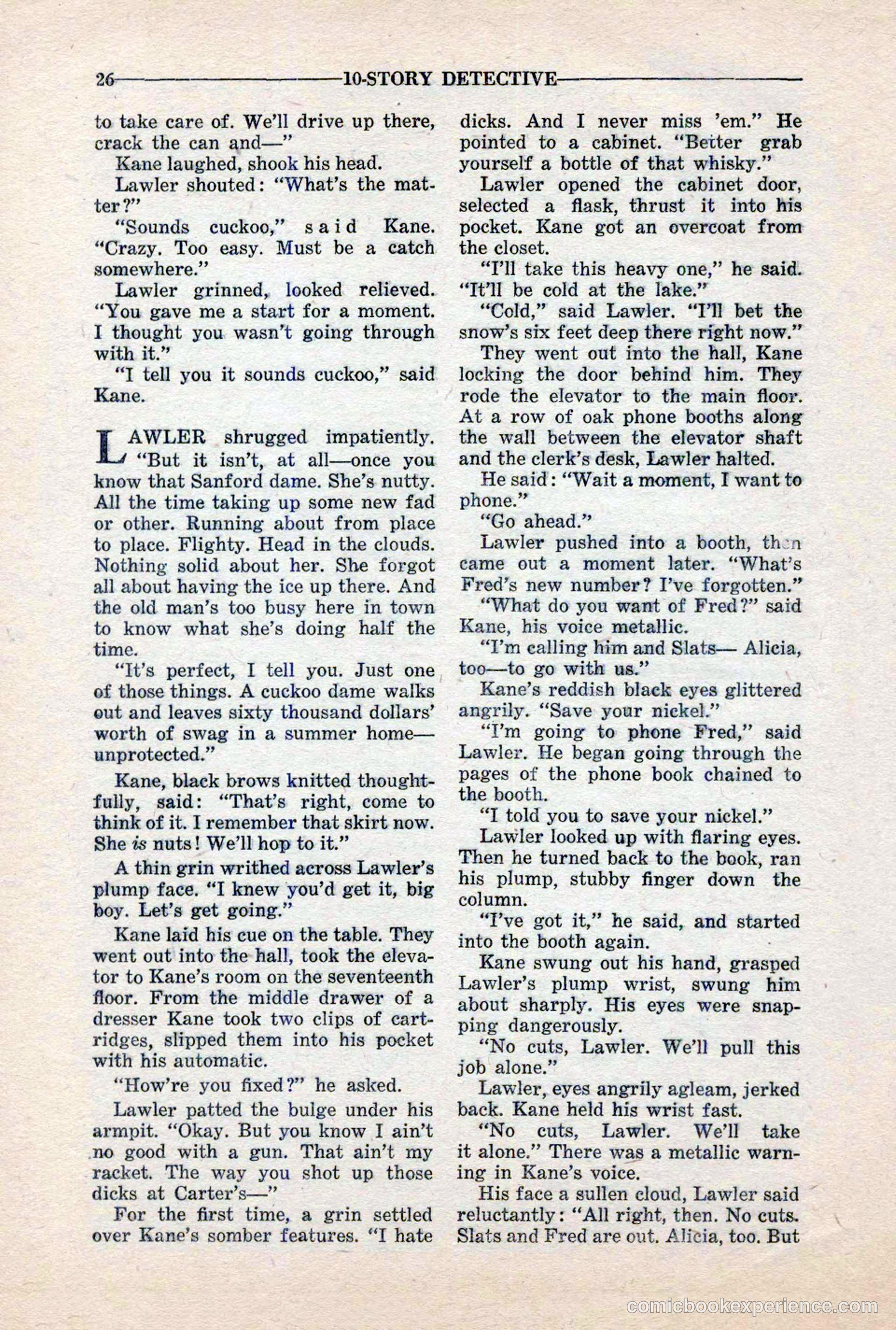 10-Story Detective, March 1941 — page 28 of 116