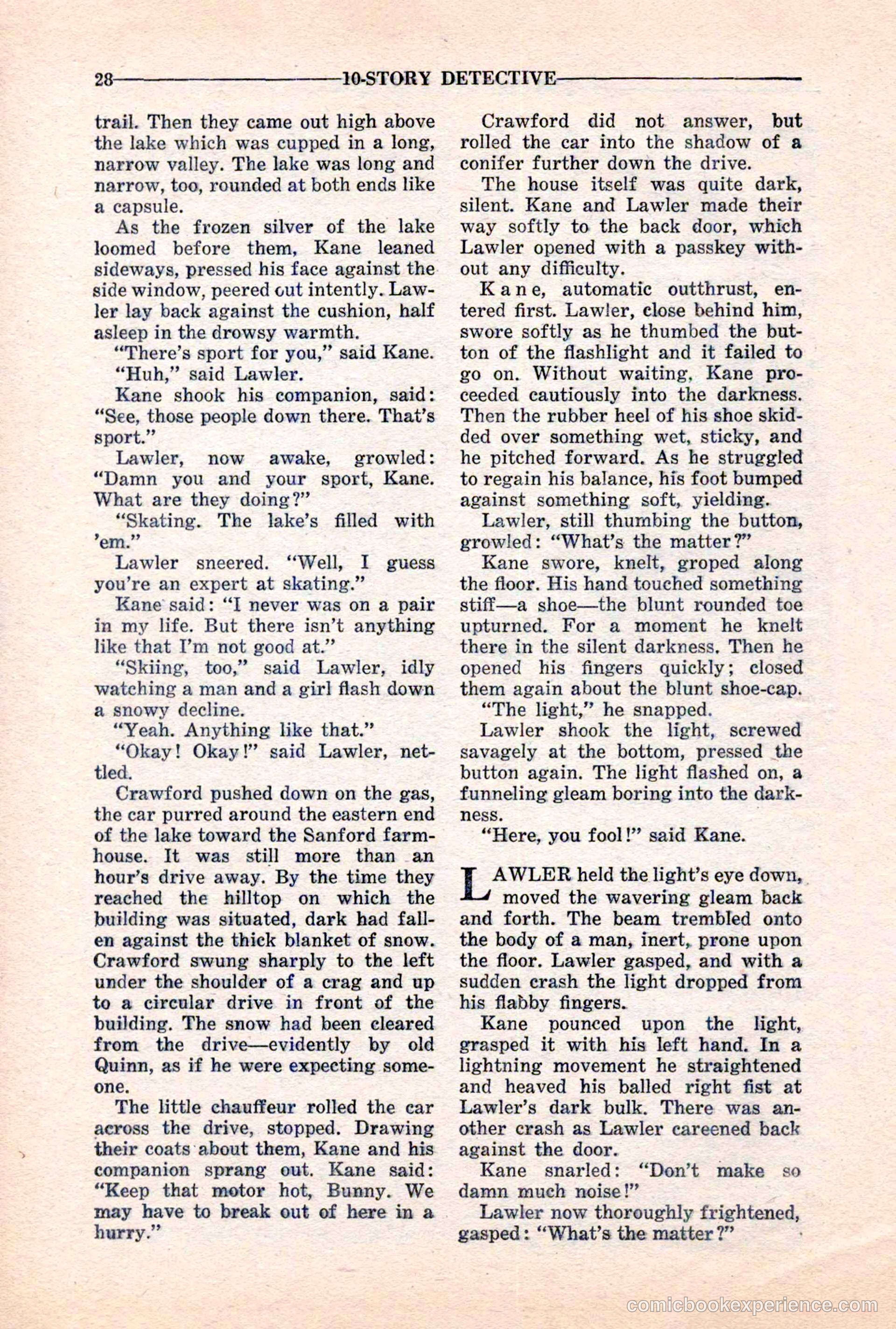 10-Story Detective, March 1941 — page 30 of 116