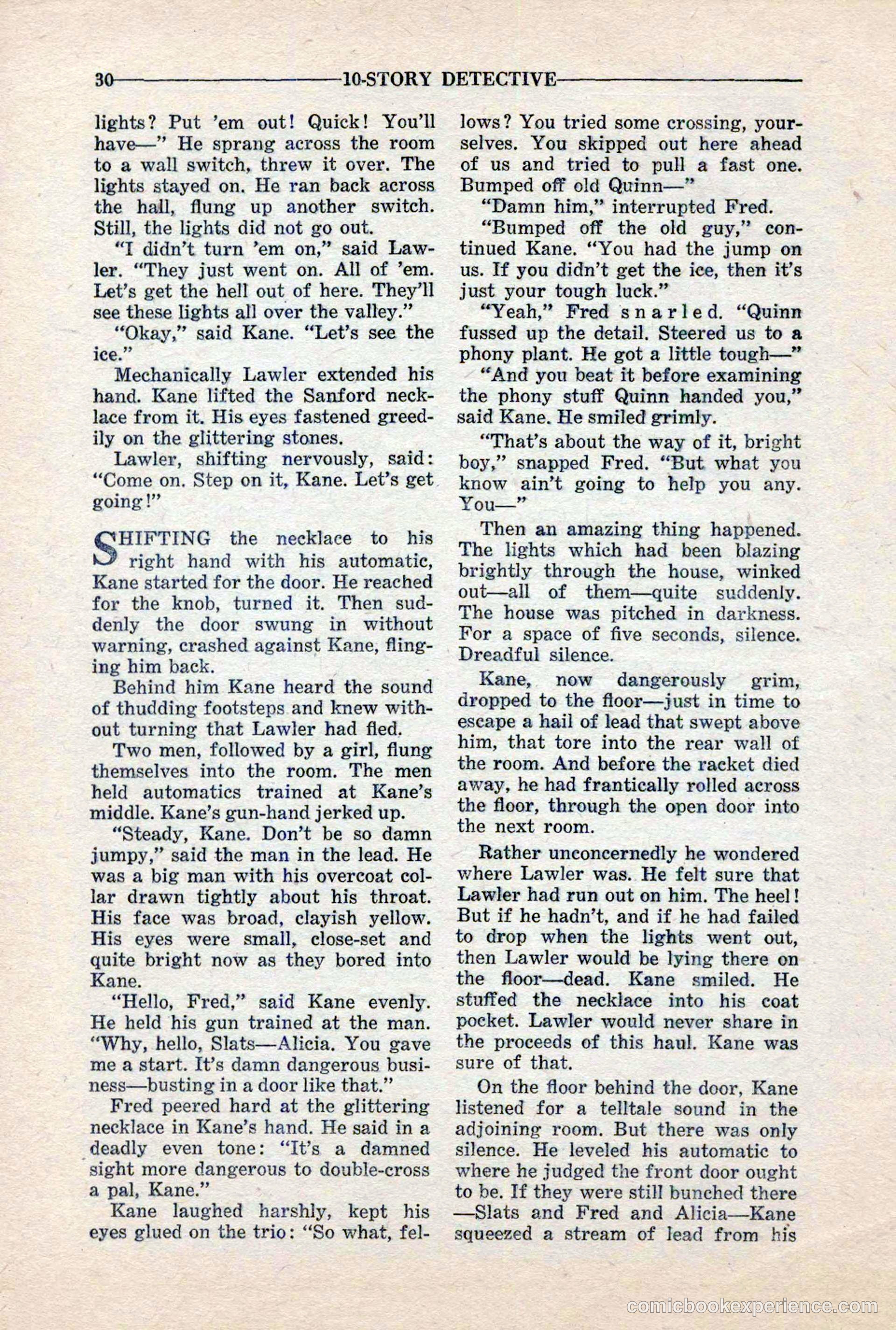 10-Story Detective, March 1941 — page 32 of 116