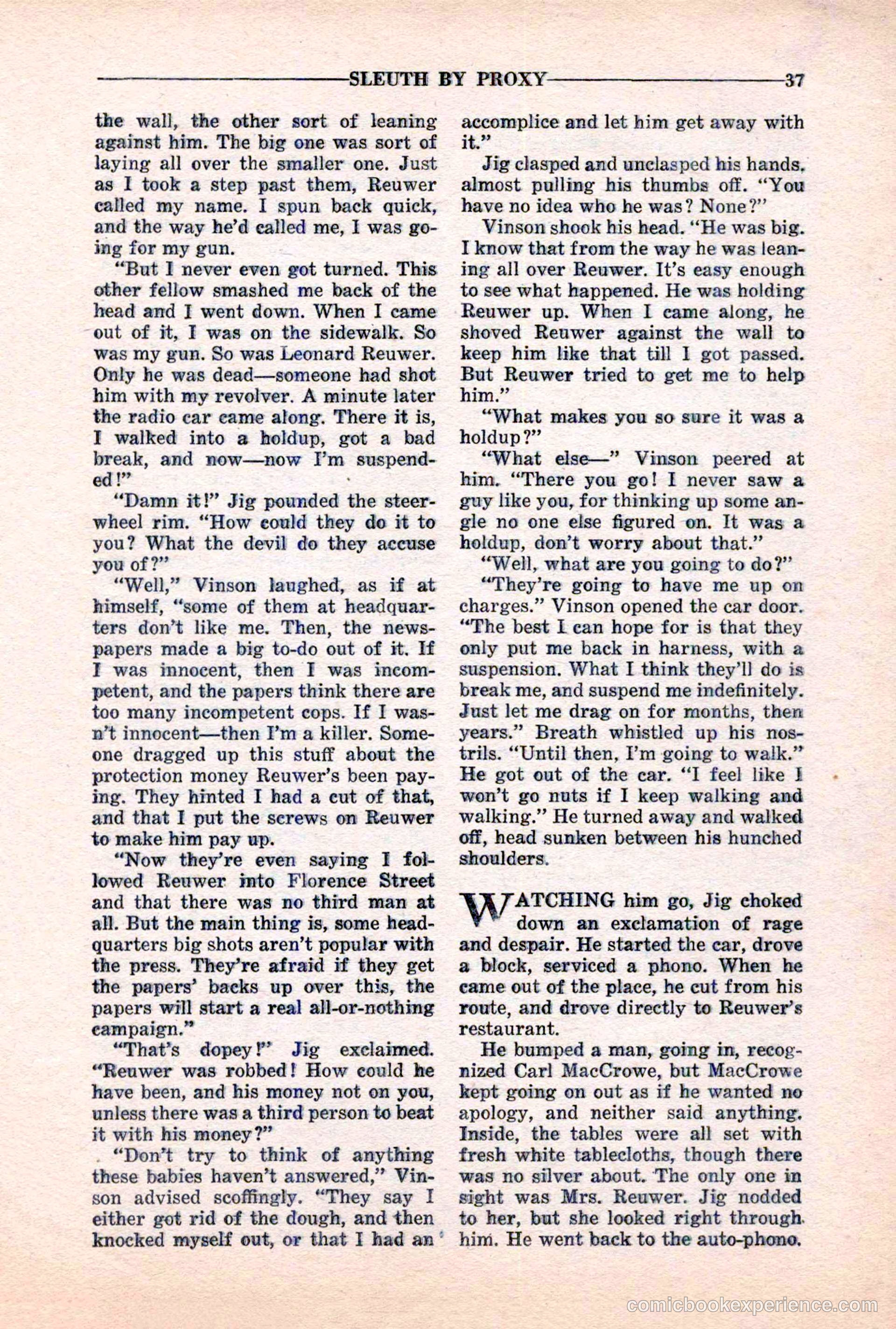 10-Story Detective, March 1941 — page 39 of 116