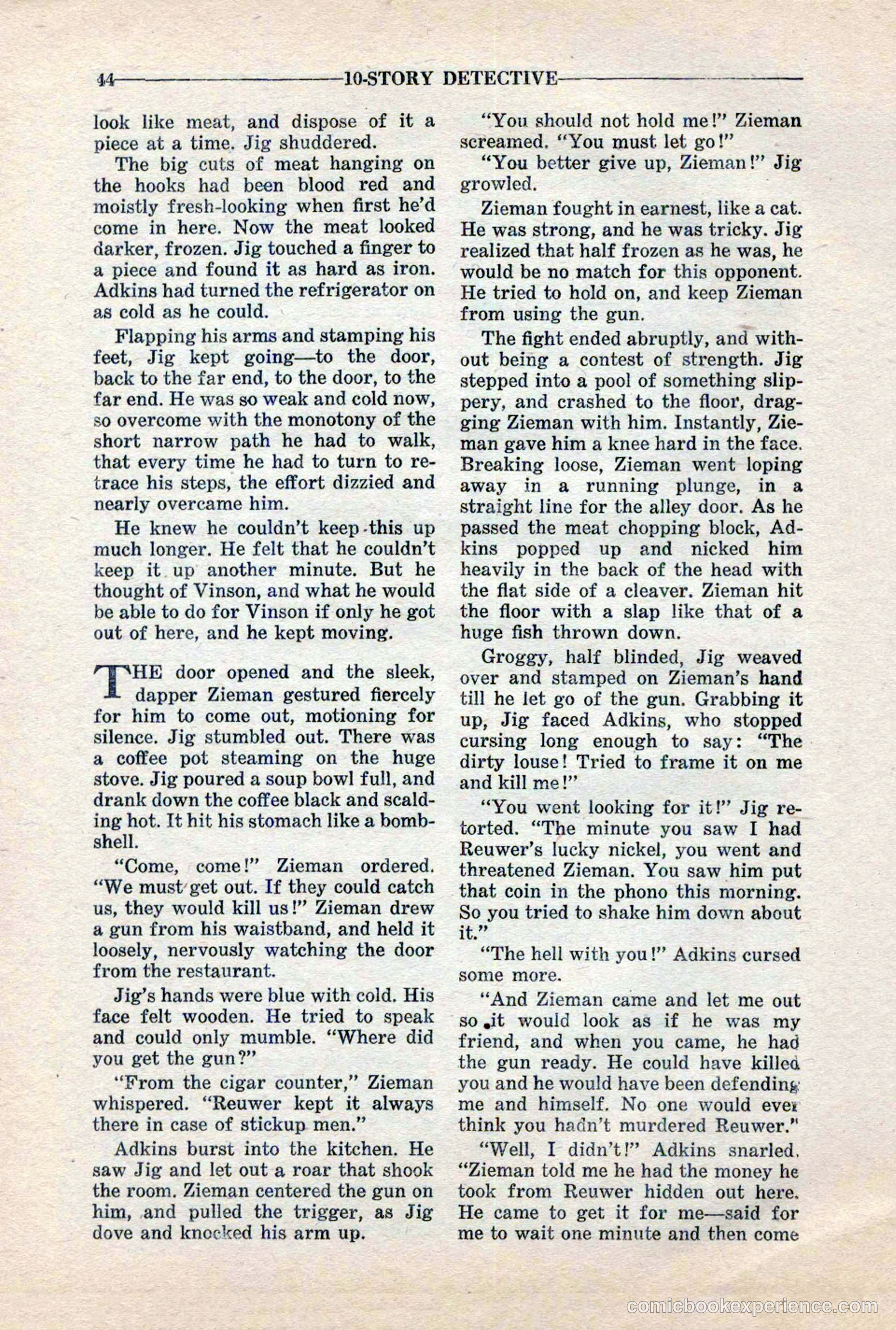 10-Story Detective, March 1941 — page 46 of 116