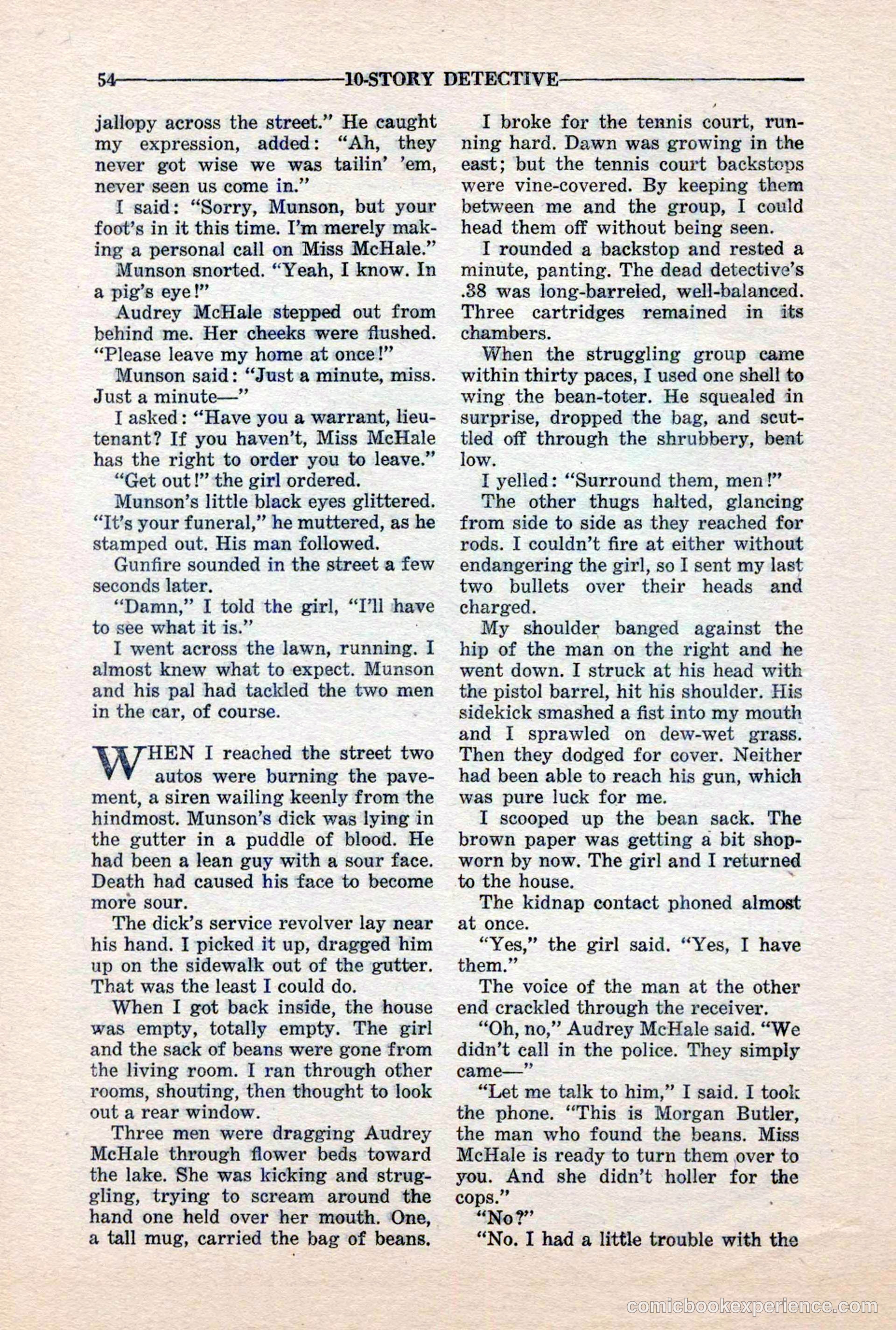 10-Story Detective, March 1941 — page 56 of 116