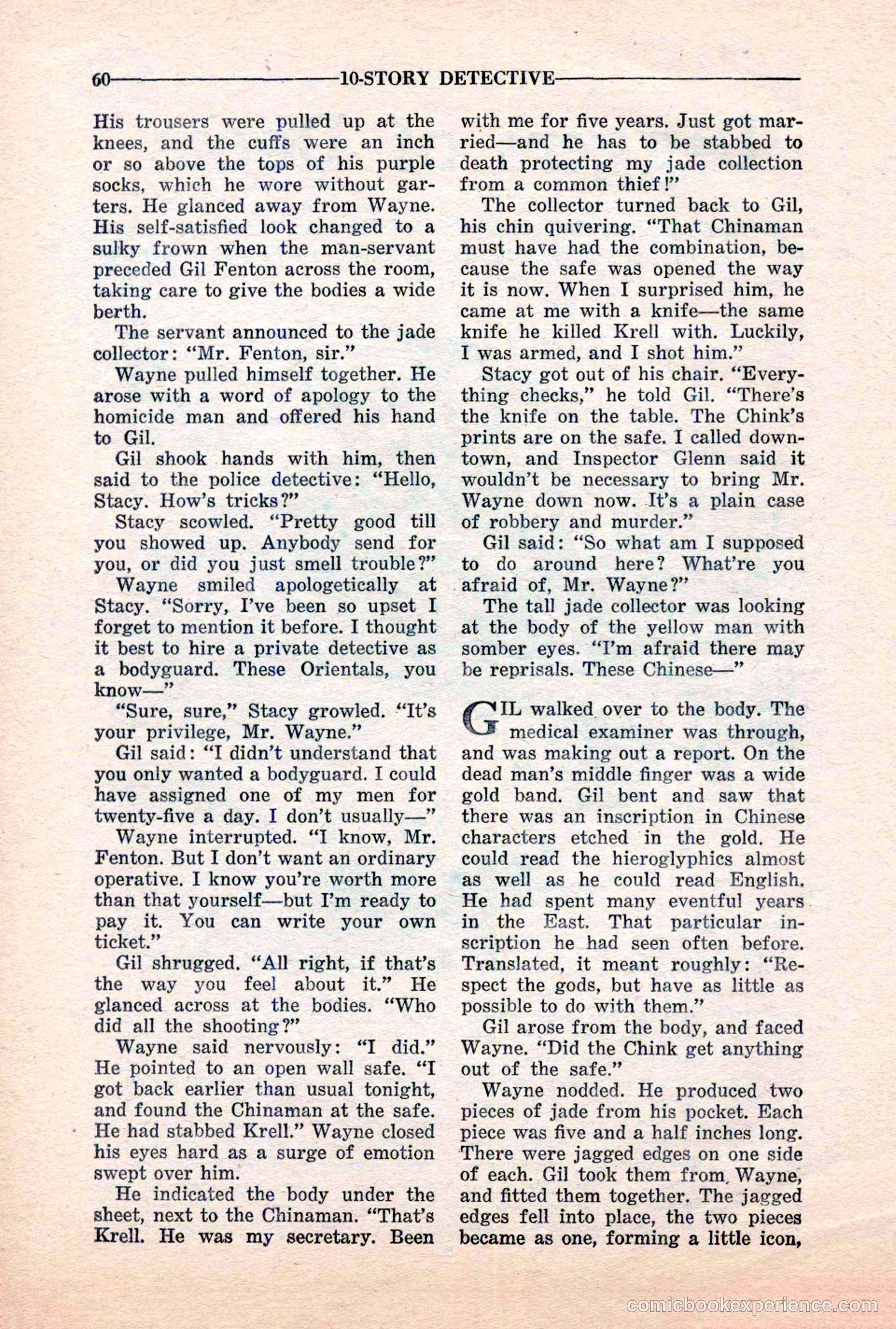 10-Story Detective, March 1941 — page 62 of 116