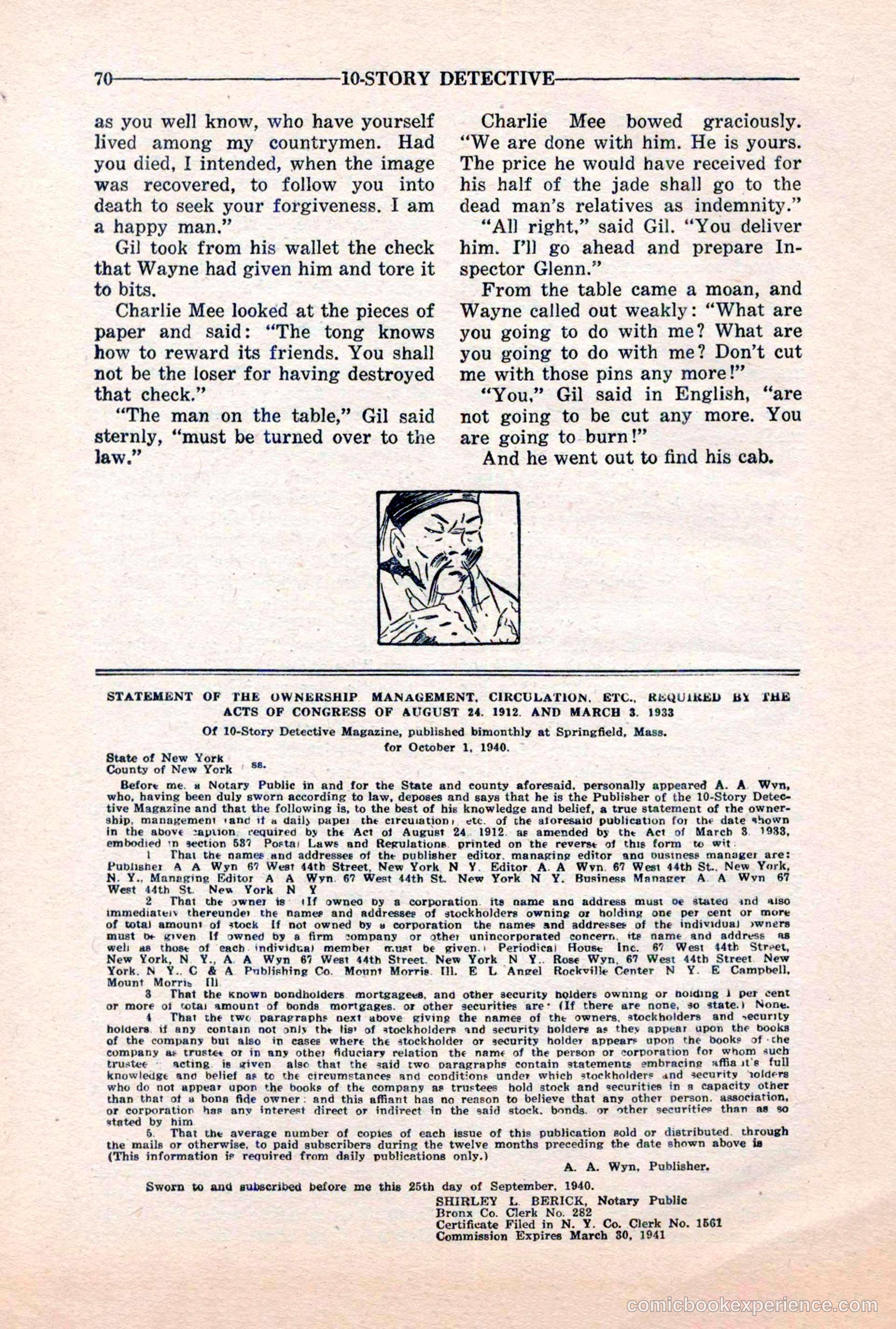 10-Story Detective, March 1941 — page 72 of 116