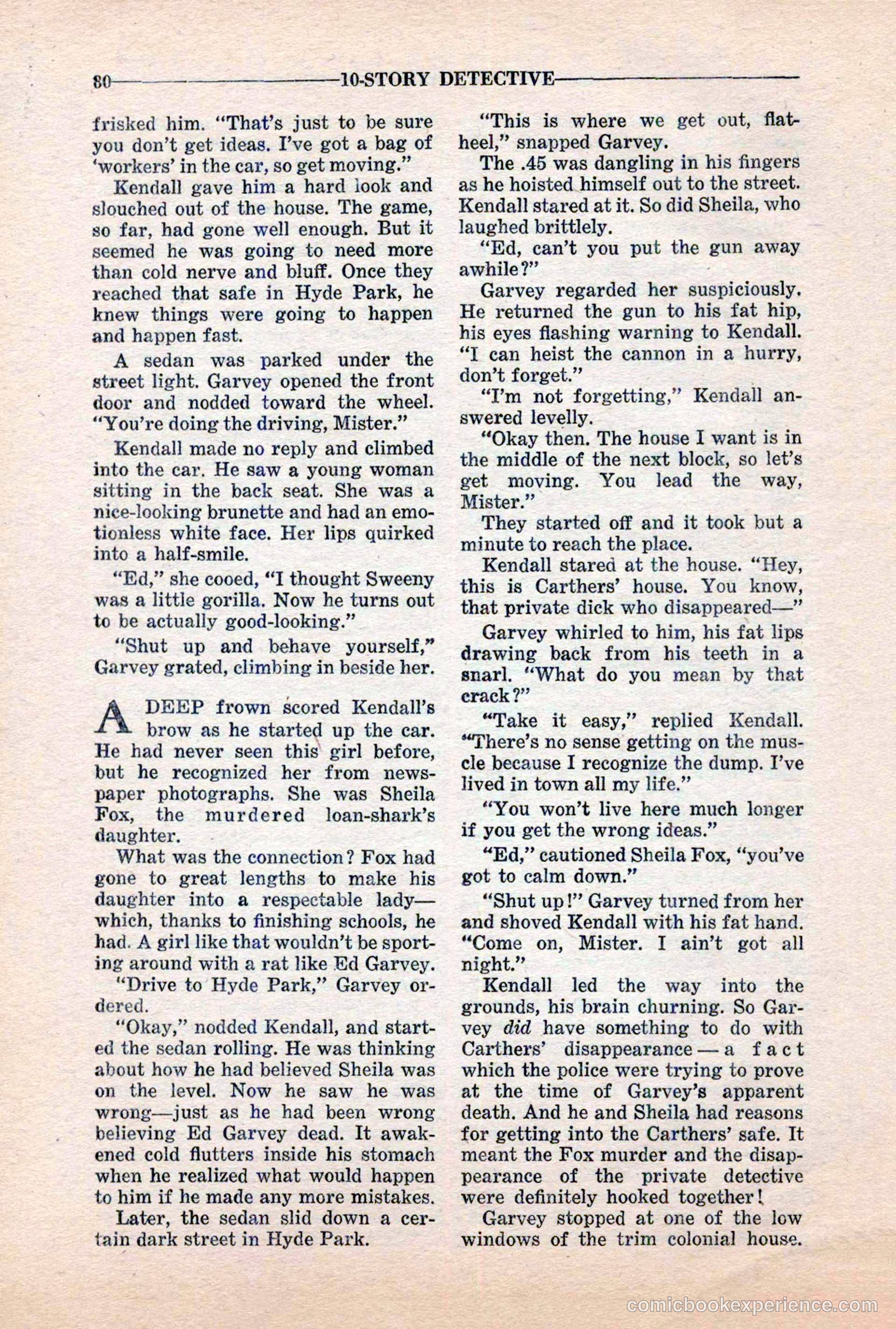 10-Story Detective, March 1941 — page 82 of 116