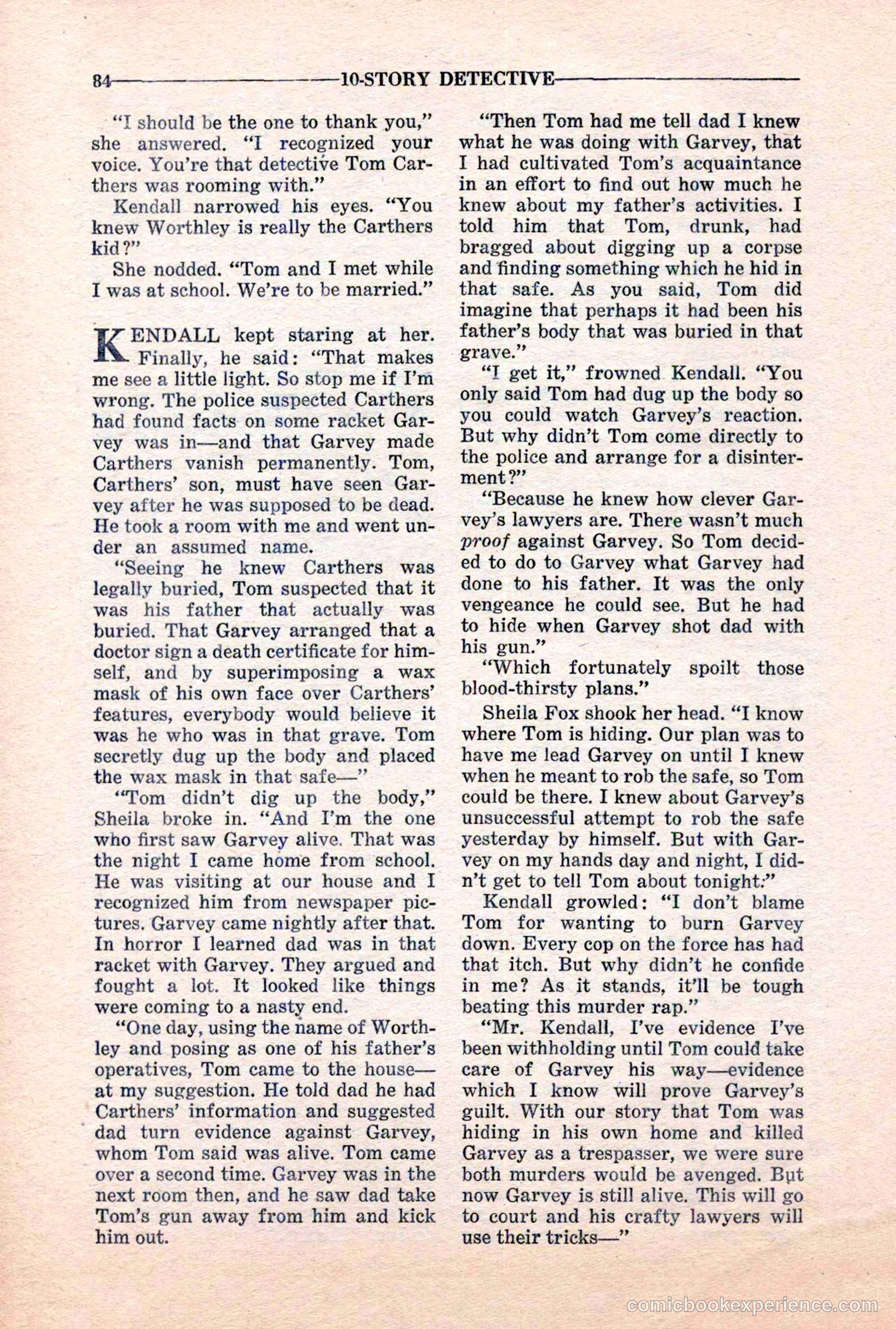 10-Story Detective, March 1941 — page 86 of 116
