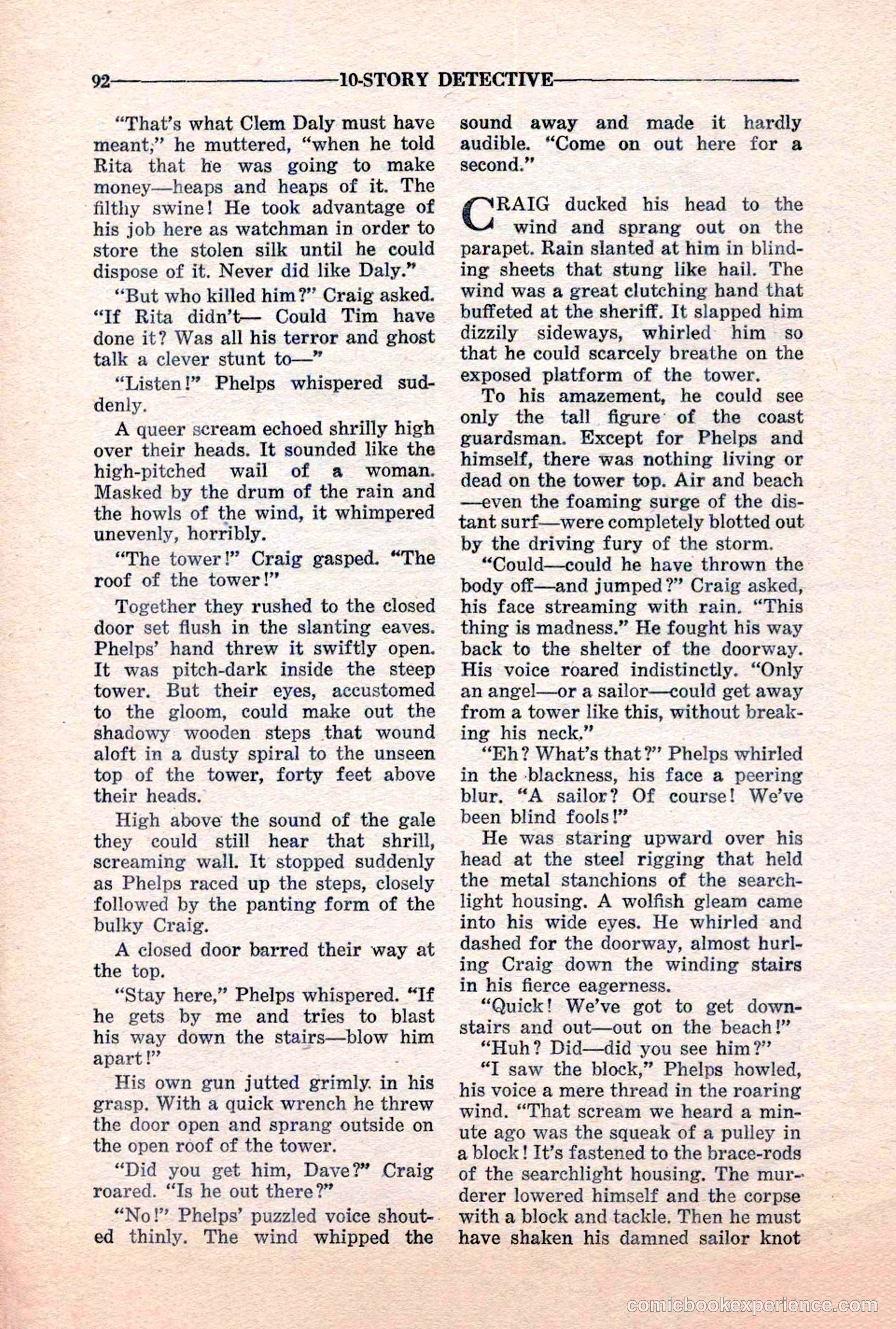 10-Story Detective, March 1941 — page 94 of 116