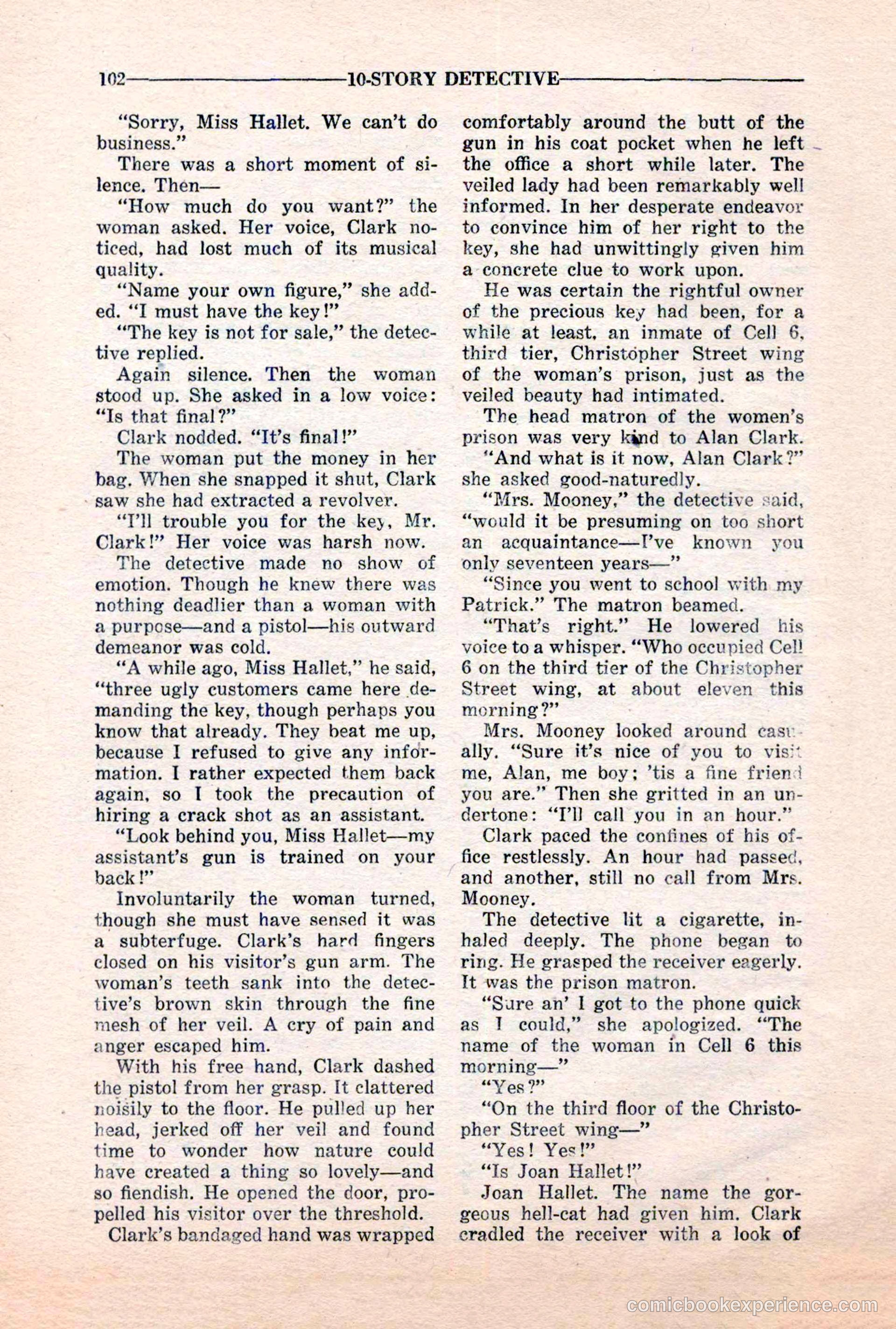 10-Story Detective, March 1941 — page 104 of 116