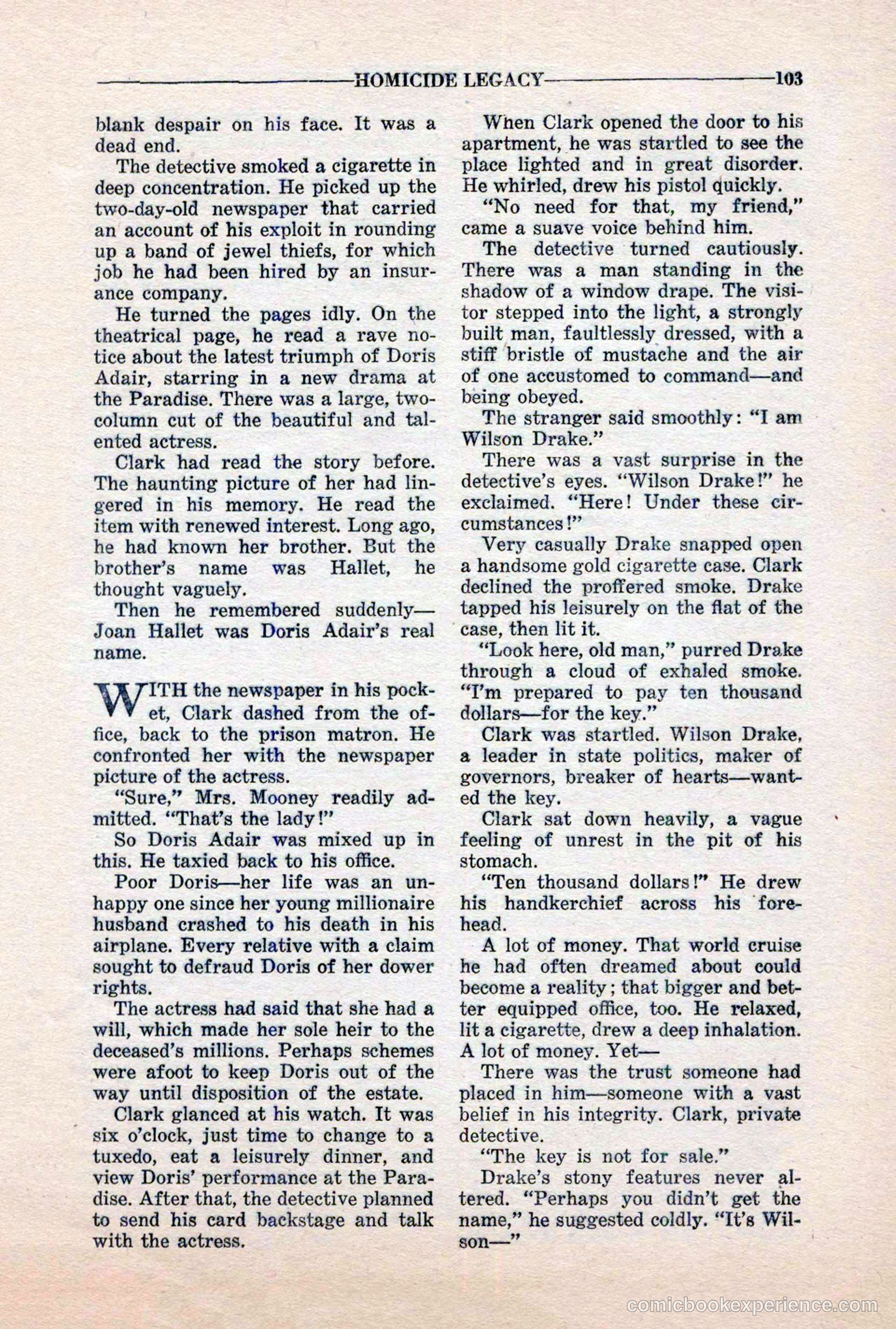 10-Story Detective, March 1941 — page 105 of 116