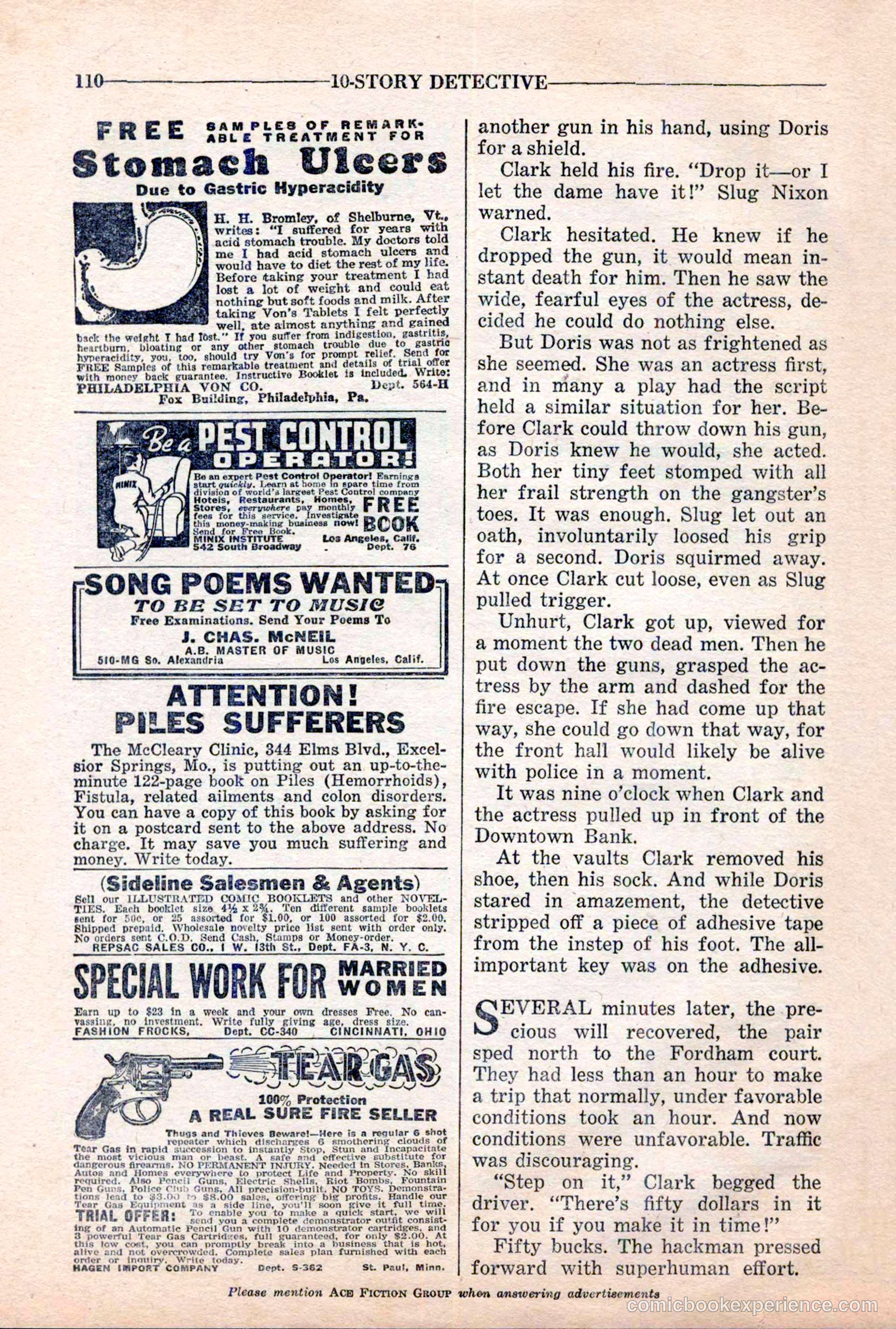 10-Story Detective, March 1941 — page 112 of 116