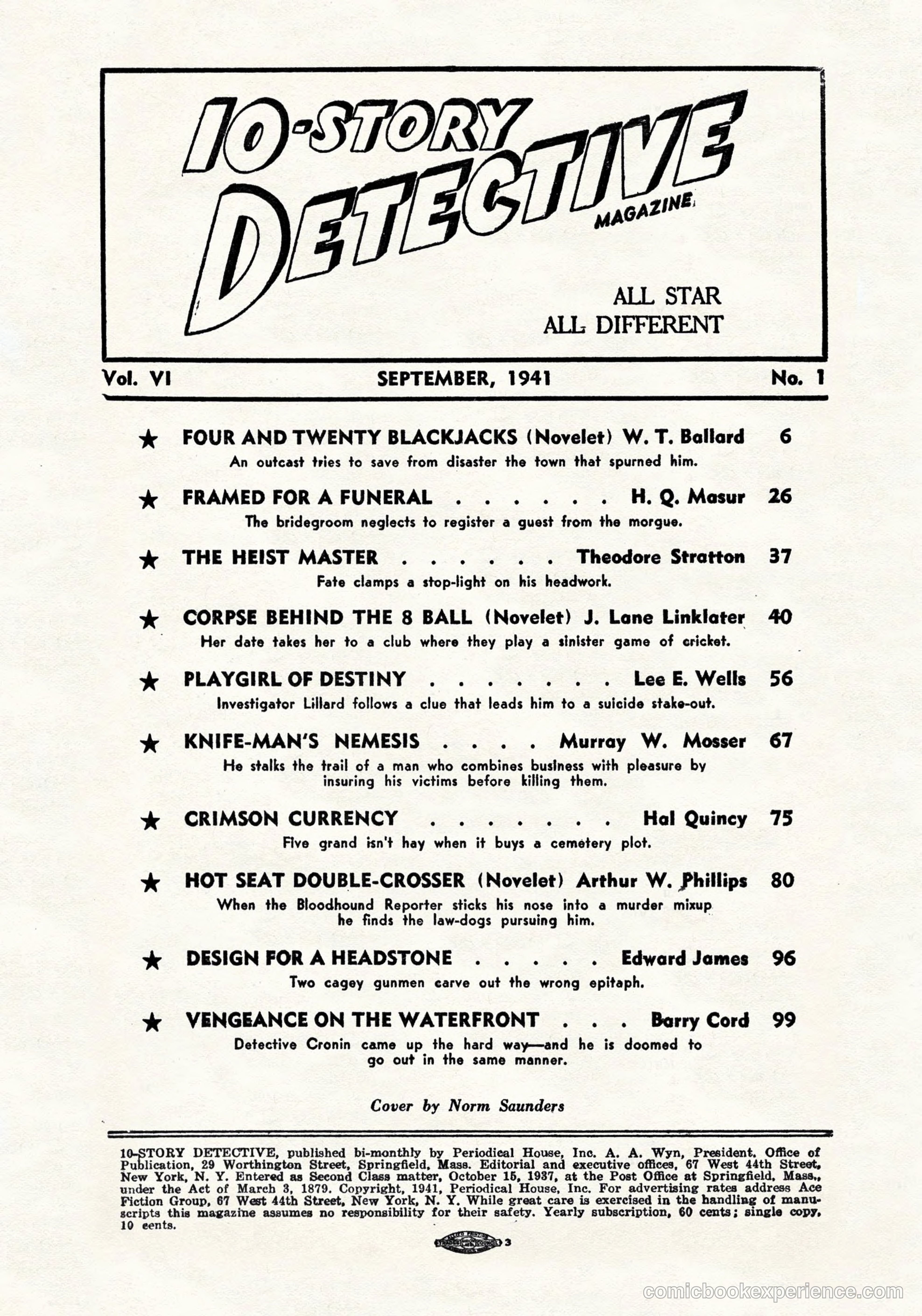 10-Story Detective, September 1941 — page 4 of 114